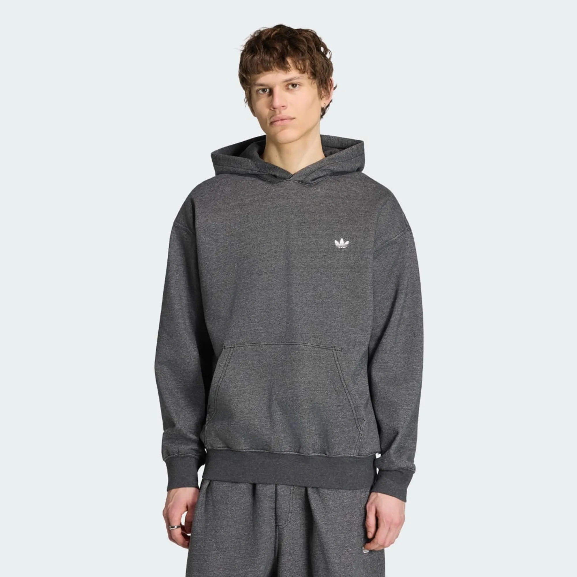 adidas TREFOIL ESSENTIALS MELANGE LOOSE HOODIE
