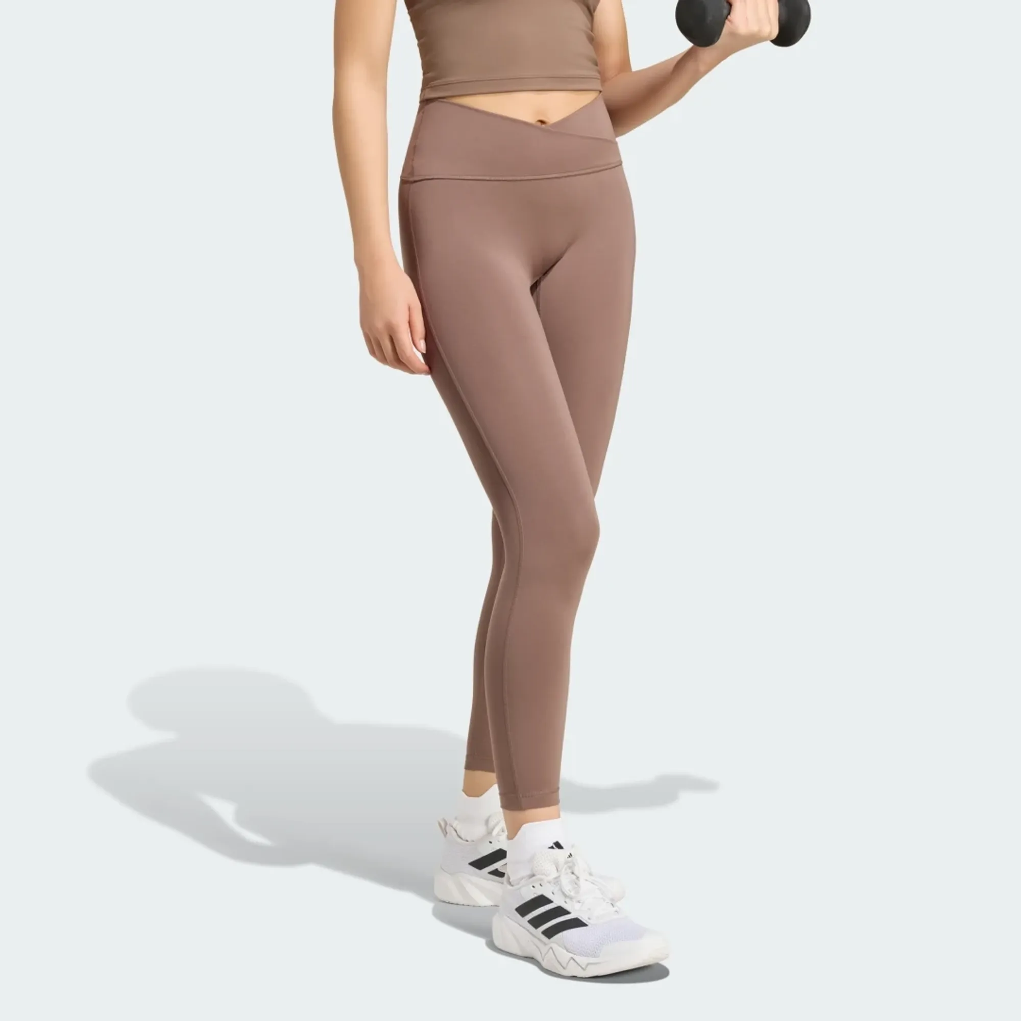 adidas 3 Stripes Studio All Me 7/8 X-Over Leggings