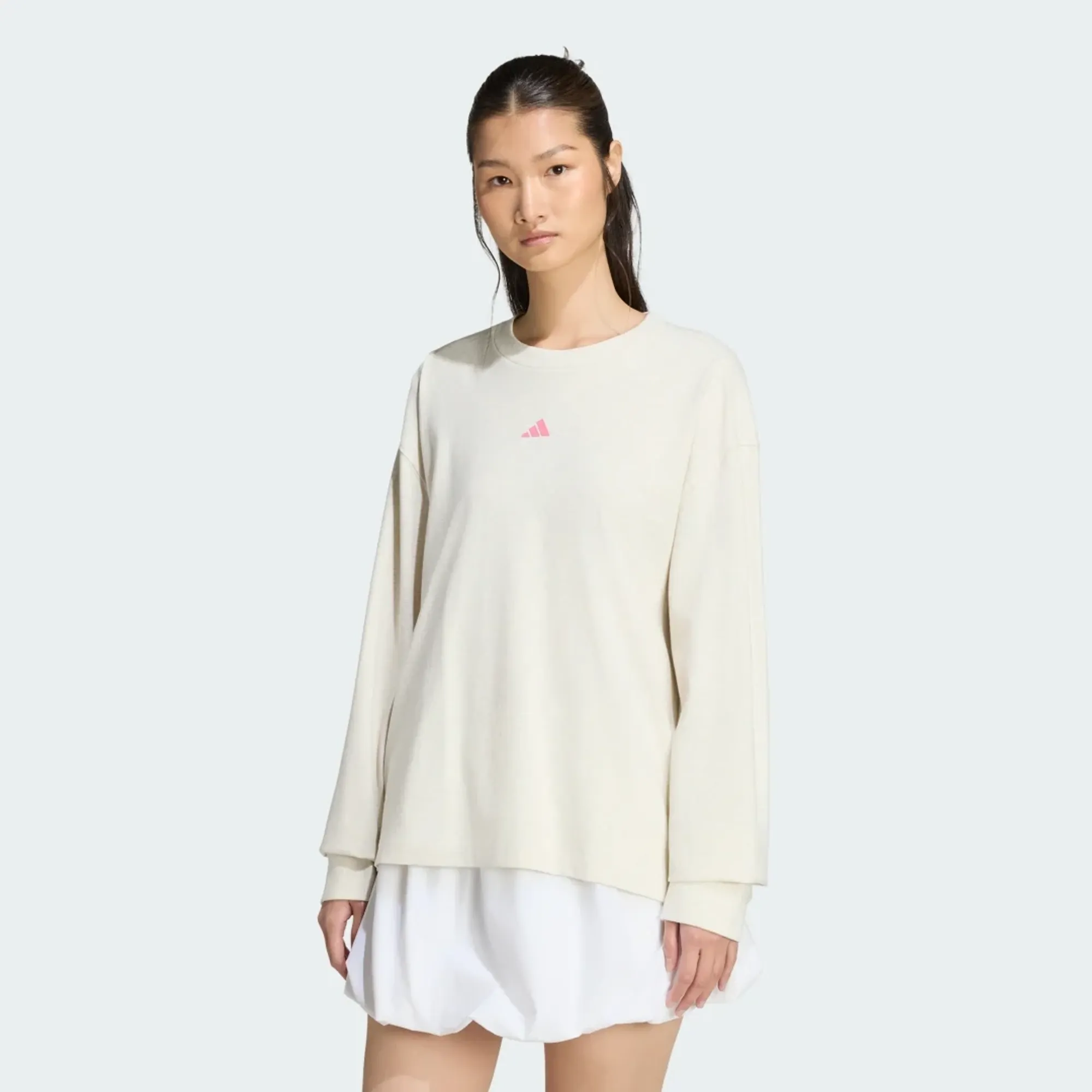 adidas 3 STRIPES STUDIO BOYFRIEND Long-Sleeve Top Long-Sleeve Top