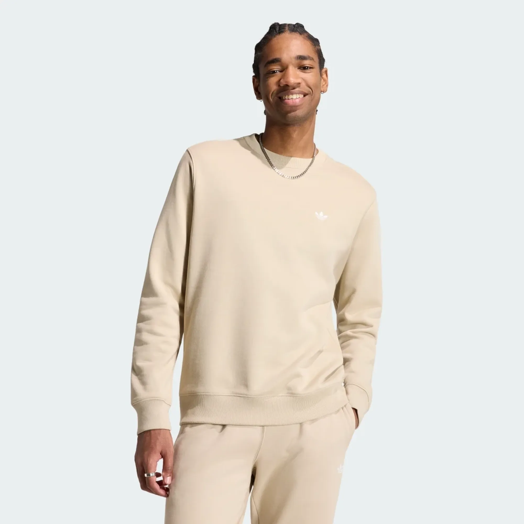 adidas TREFOIL ESSENTIALS CREW FRENCH TERRY Sweatshirt