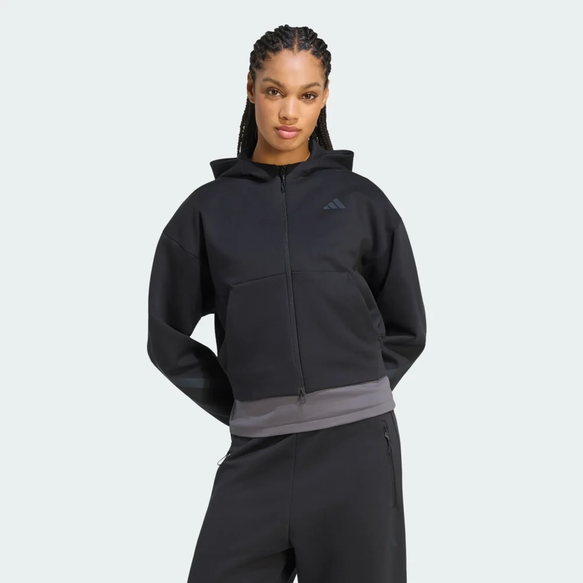 adidas ADIDAS Z.N.E. CROPPED FULL ZIP Sweatshirt