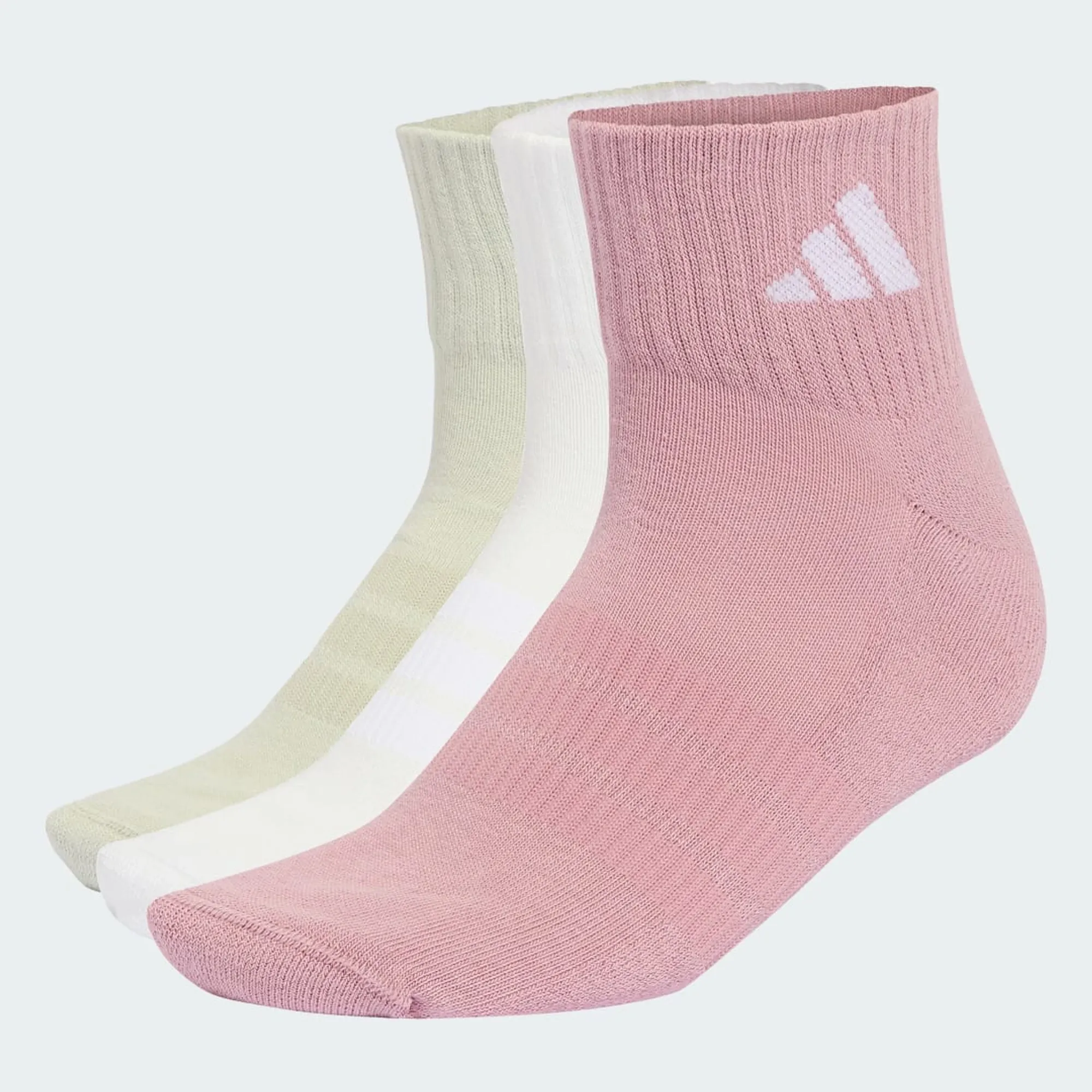 adidas CUSHIONED SPORTSWEAR ANKLE SOCKS 3 PAIR PACK
