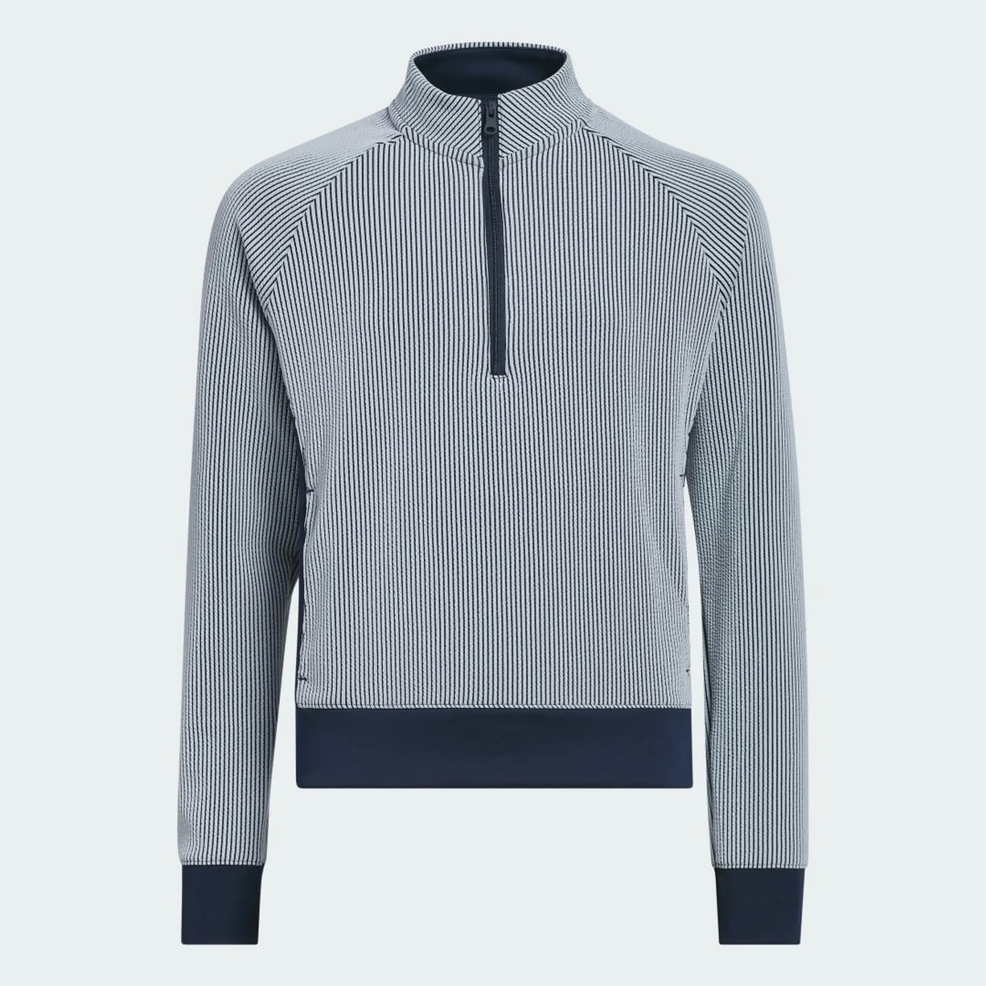 adidas GIRLS TEXTURED QUARTER ZIP Top