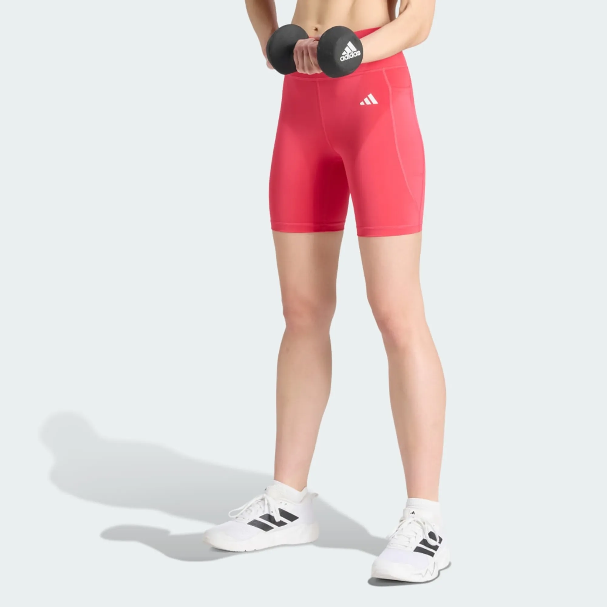adidas Optimé Essentials Stash Pocket 7-Inch Short Leggings
