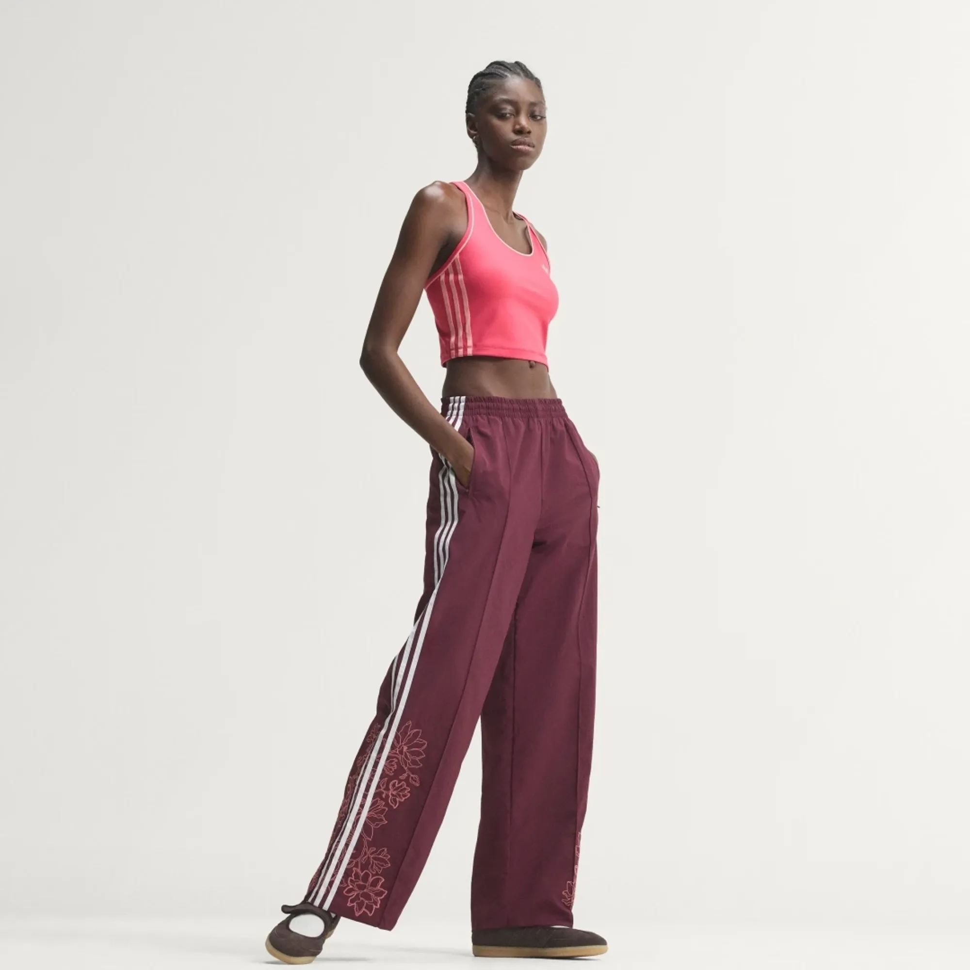 adidas FLORAL GFX FIREBIRD LOOSE TRACK PANT