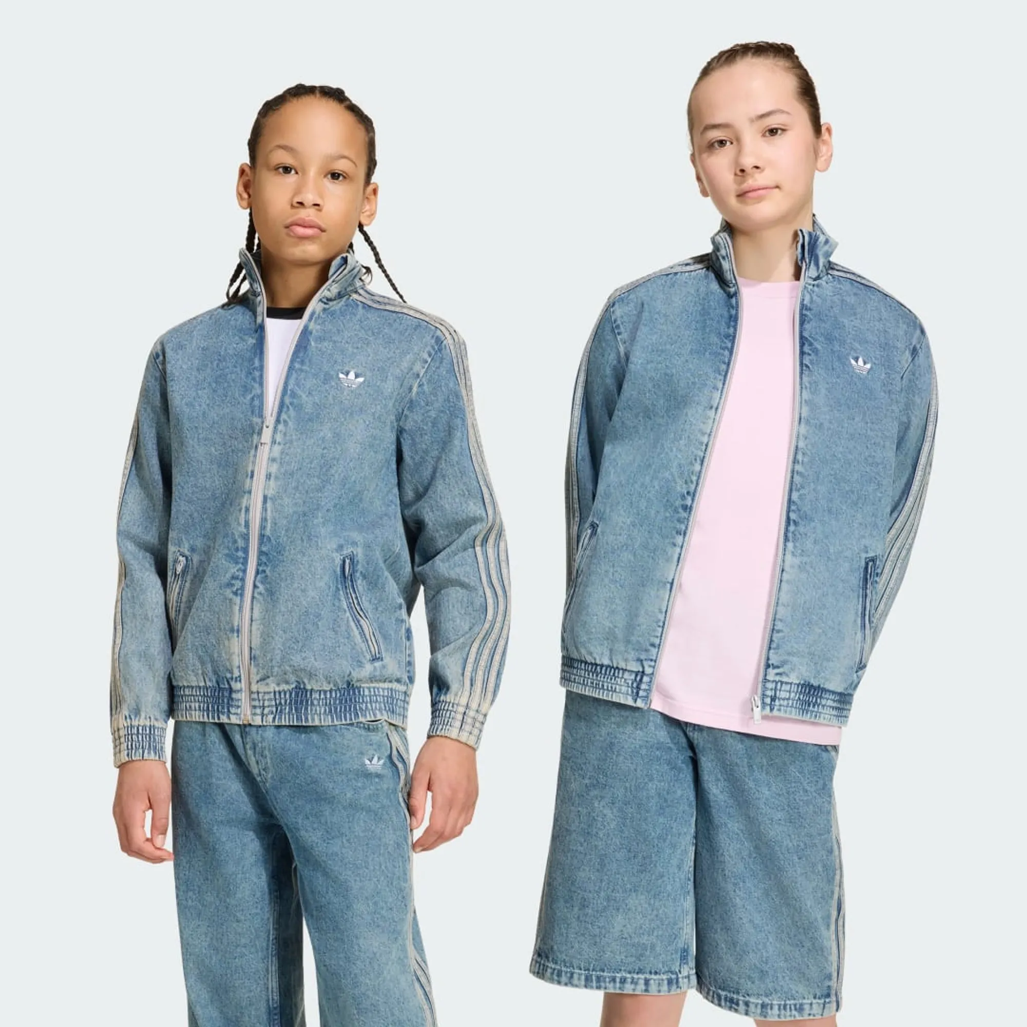 adidas FIREBIRD LOOSE DENIM TRACK TOP