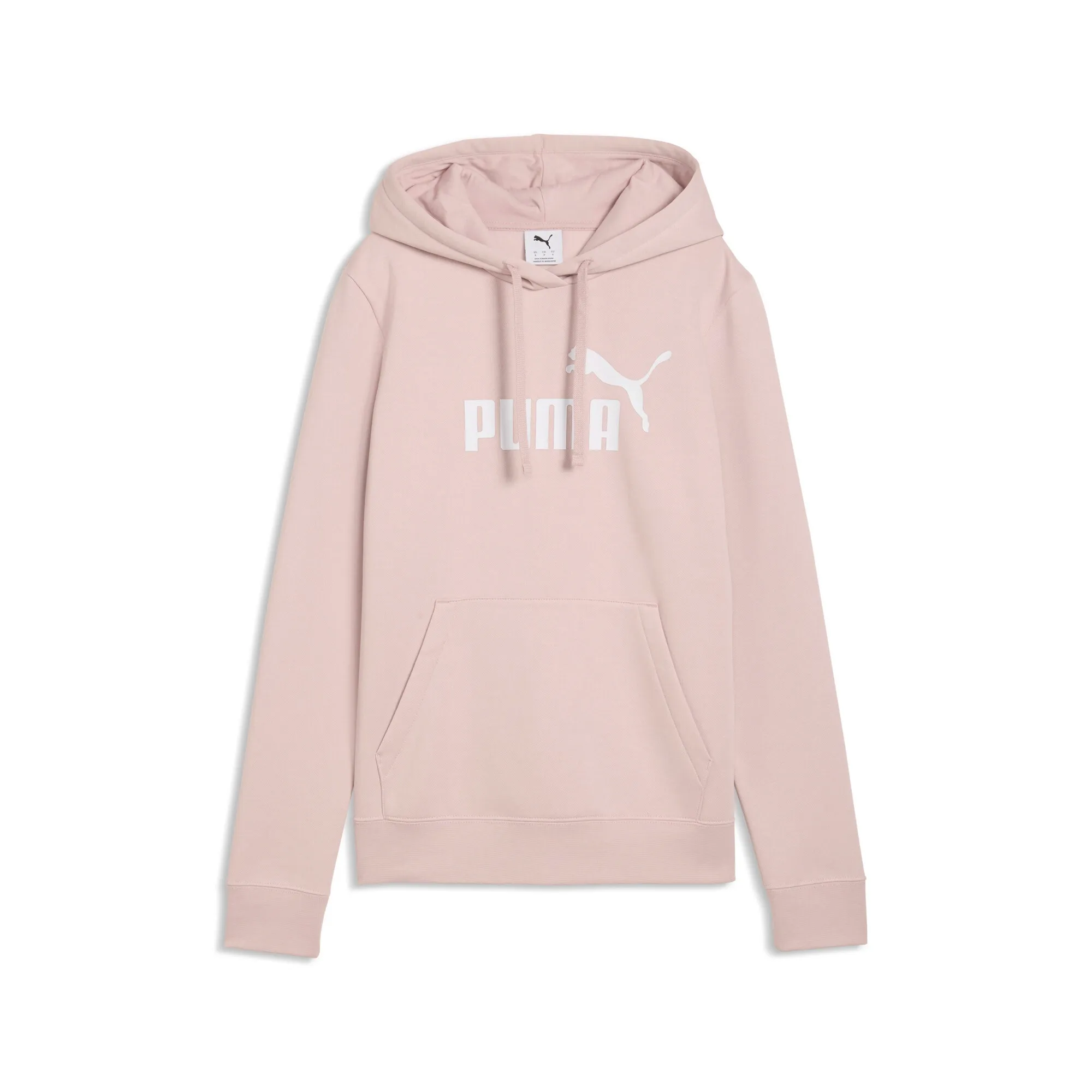 PUMA ESS No. 1 Logo Hoodie Women in Pink | Size Large