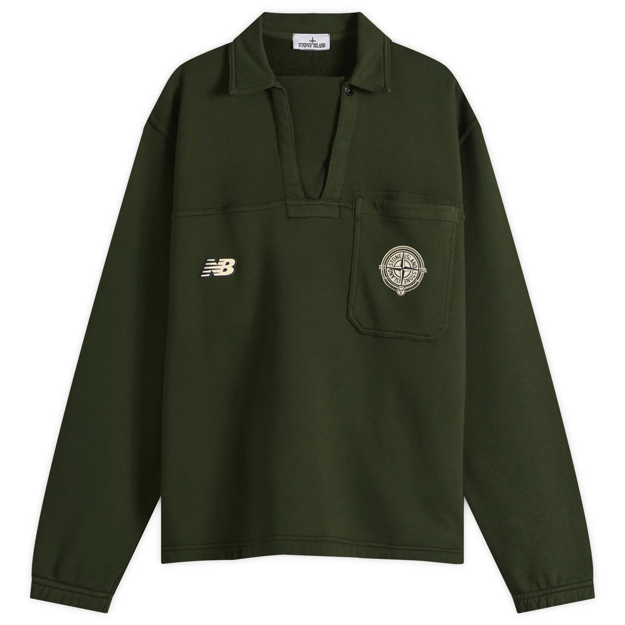 Stone Island Men's x New Balance Polo Juniper
