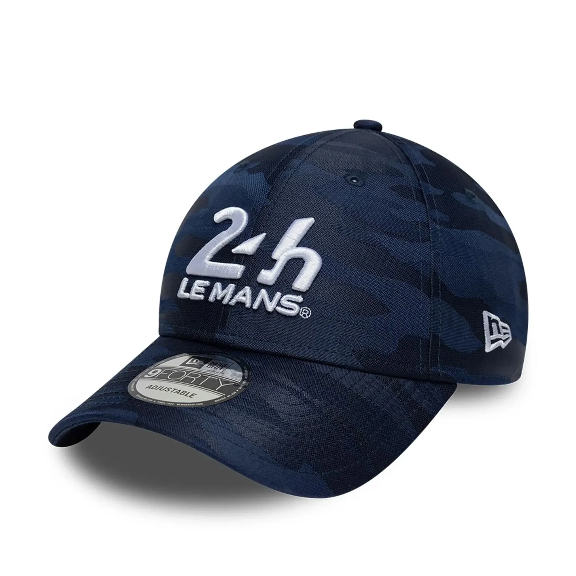 24HR Le Mans Camo Dark Blue 9FORTY Adjustable Cap New Era Cap adult unisex