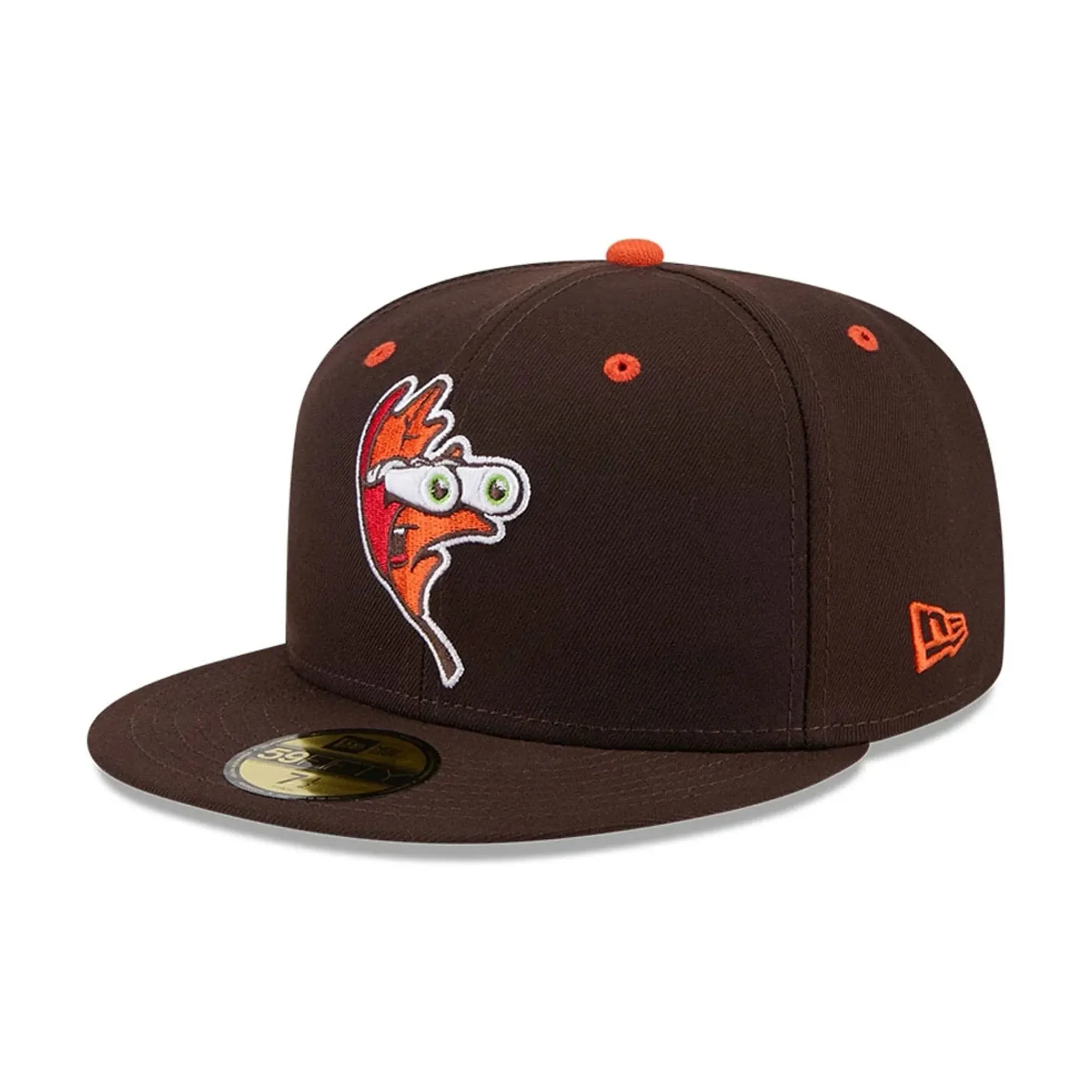 Hartford Yard Goats MiLB Theme Night Dark Brown 59FIFTY Fitted Cap New Era Cap adult unisex