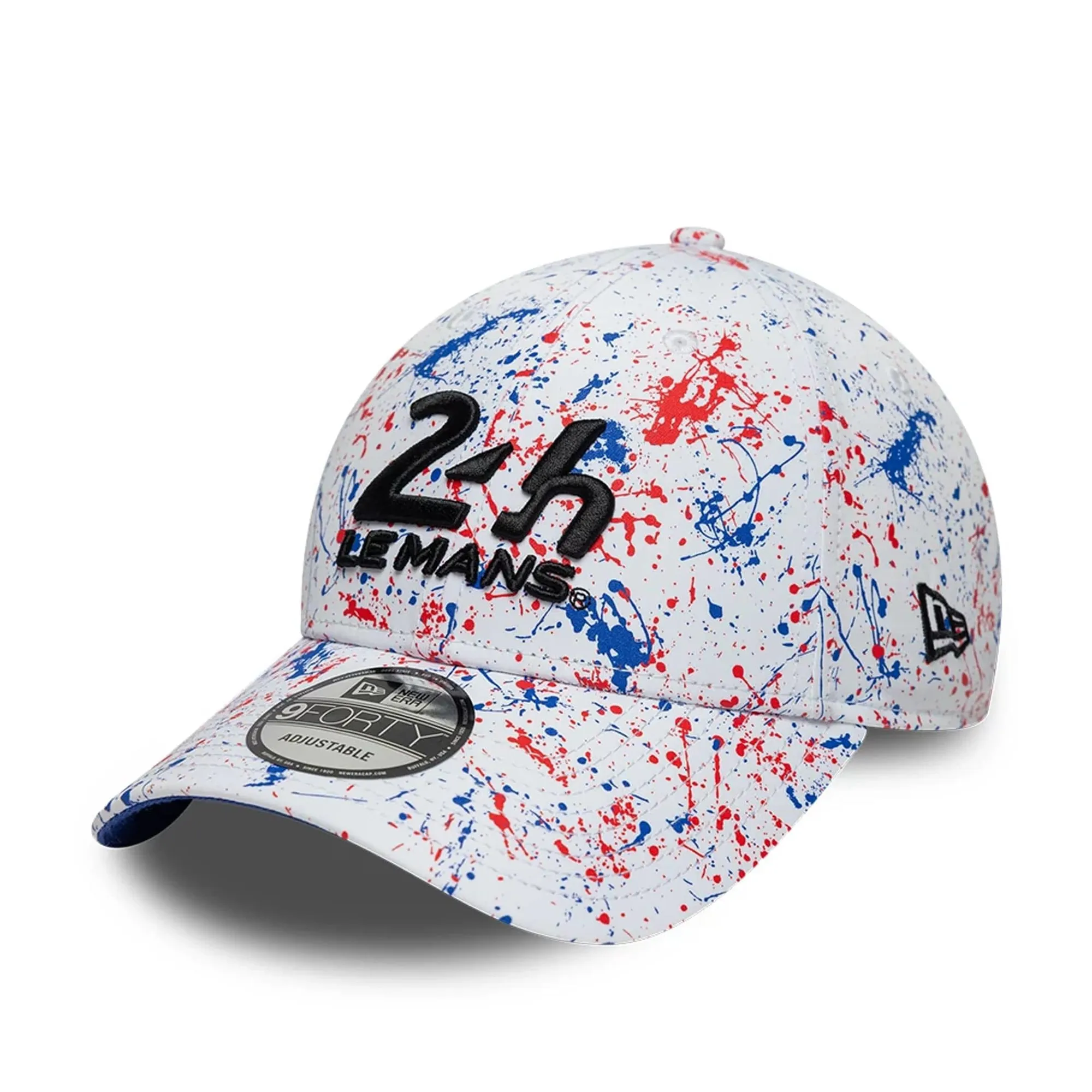 24HR Le Mans Print White 9FORTY Adjustable Cap New Era Cap adult unisex