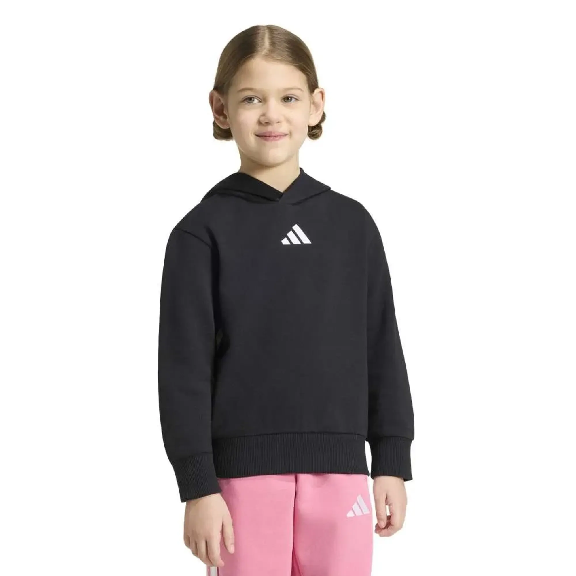 Adidas Essentials Small Logo Fleece Hoodie