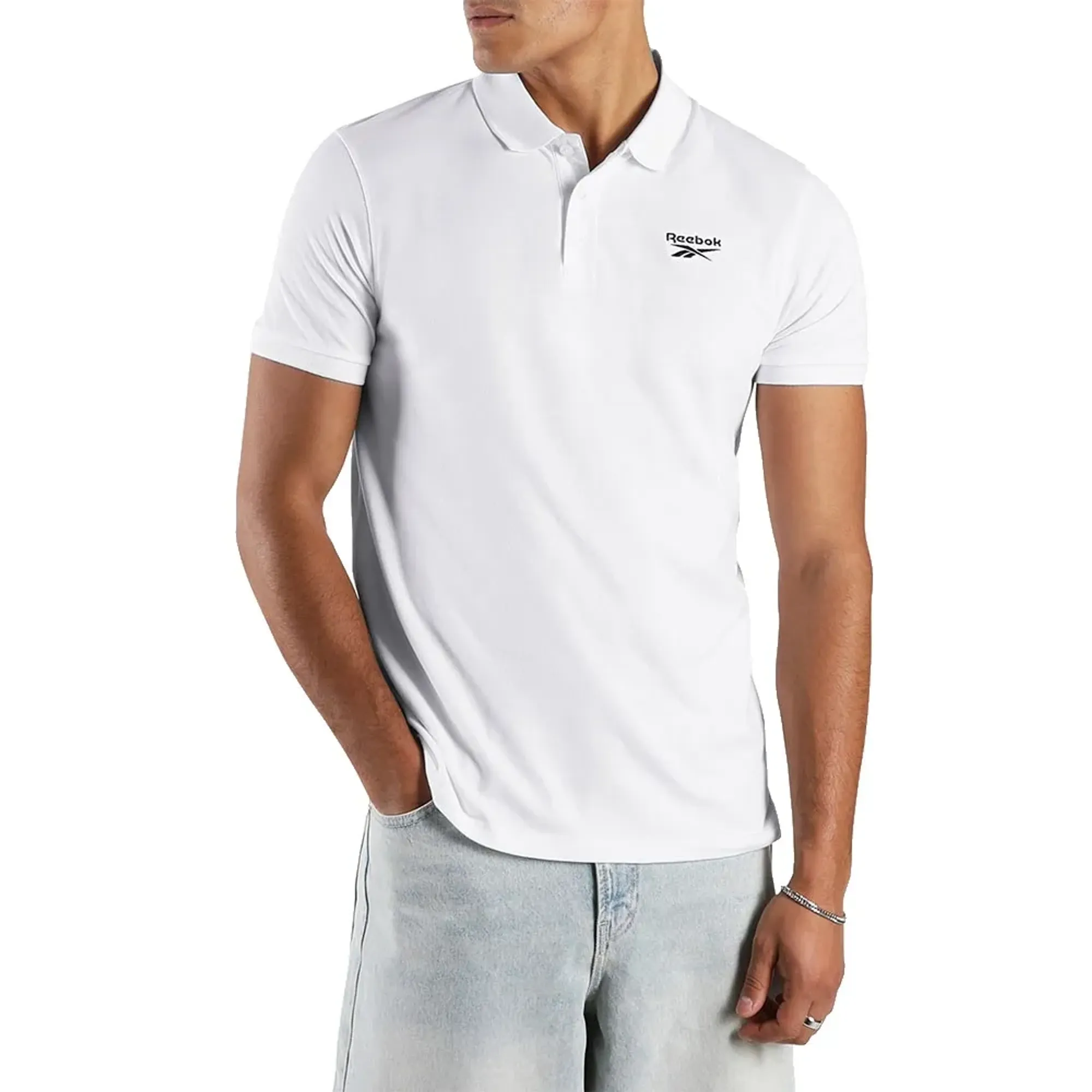 Reebok Classics Blaze Embroidered Short Sleeve Polo