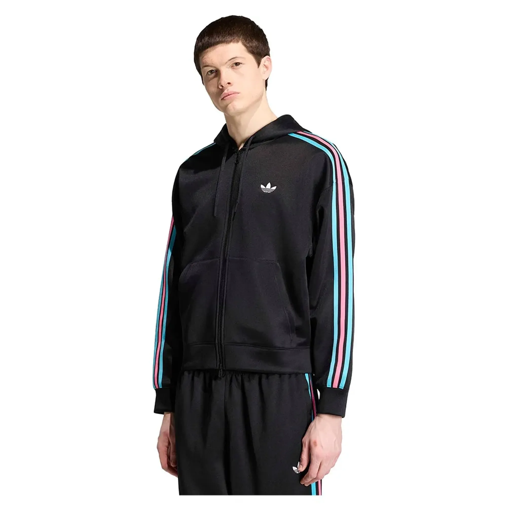 Adidas Originals Adicolor Spacer Oversized Full Zip Sweatshirt