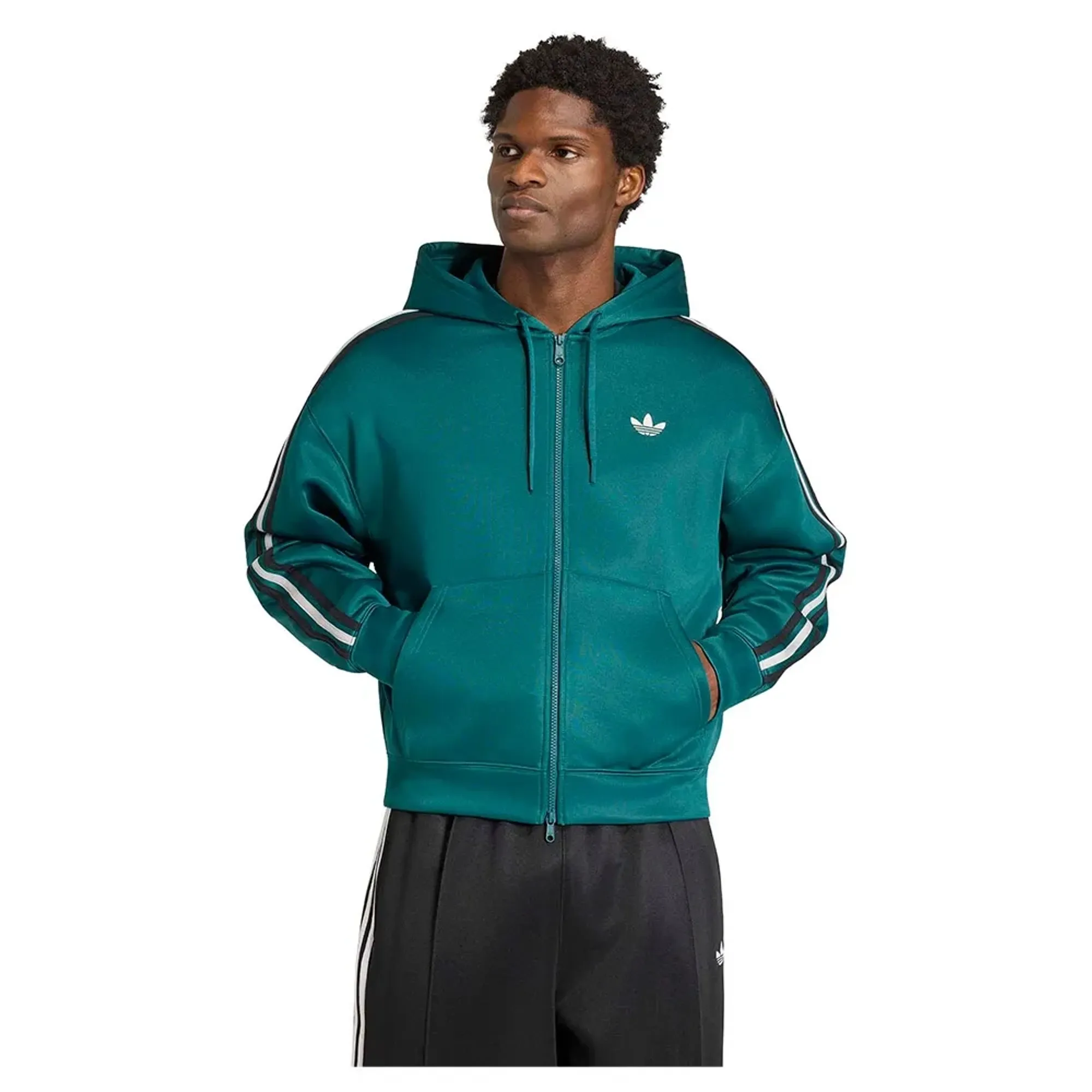Adidas Originals Adicolor Spacer Oversized Full Zip Sweatshirt