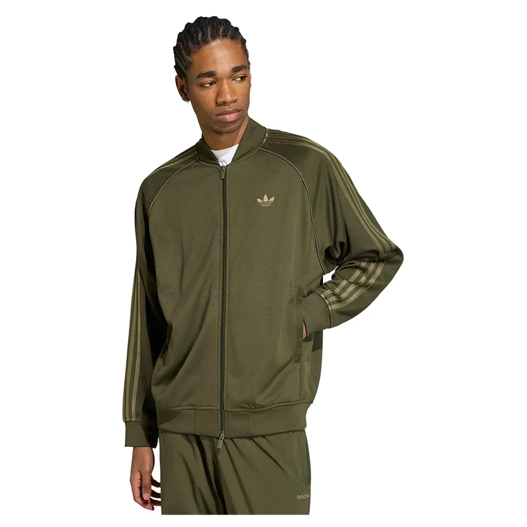 Adidas Originals Sst Adicolor Classics Loose Track Full Zip Sweatshirt