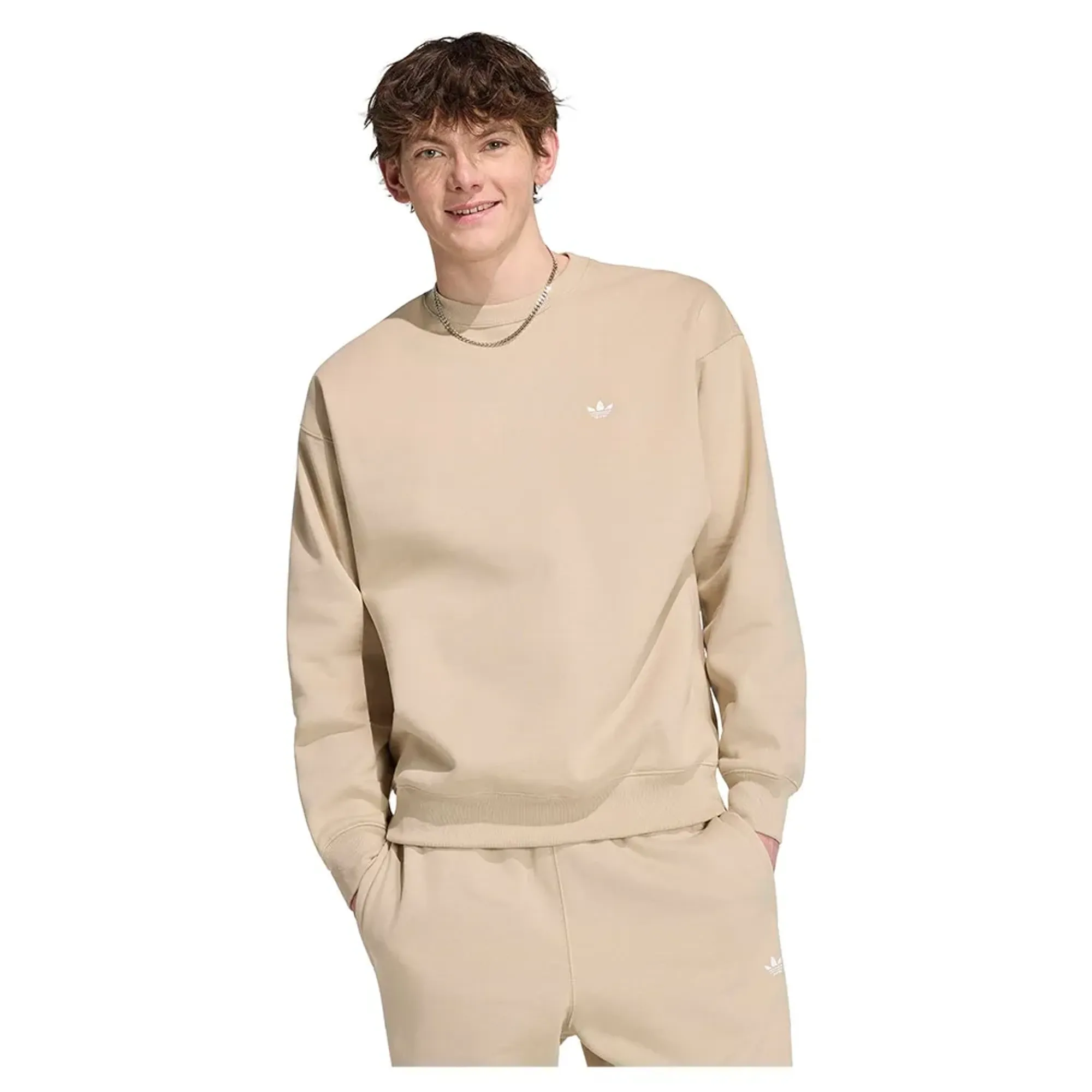 Adidas Originals Trefoil Essentials Loose Crew Sweatshirt