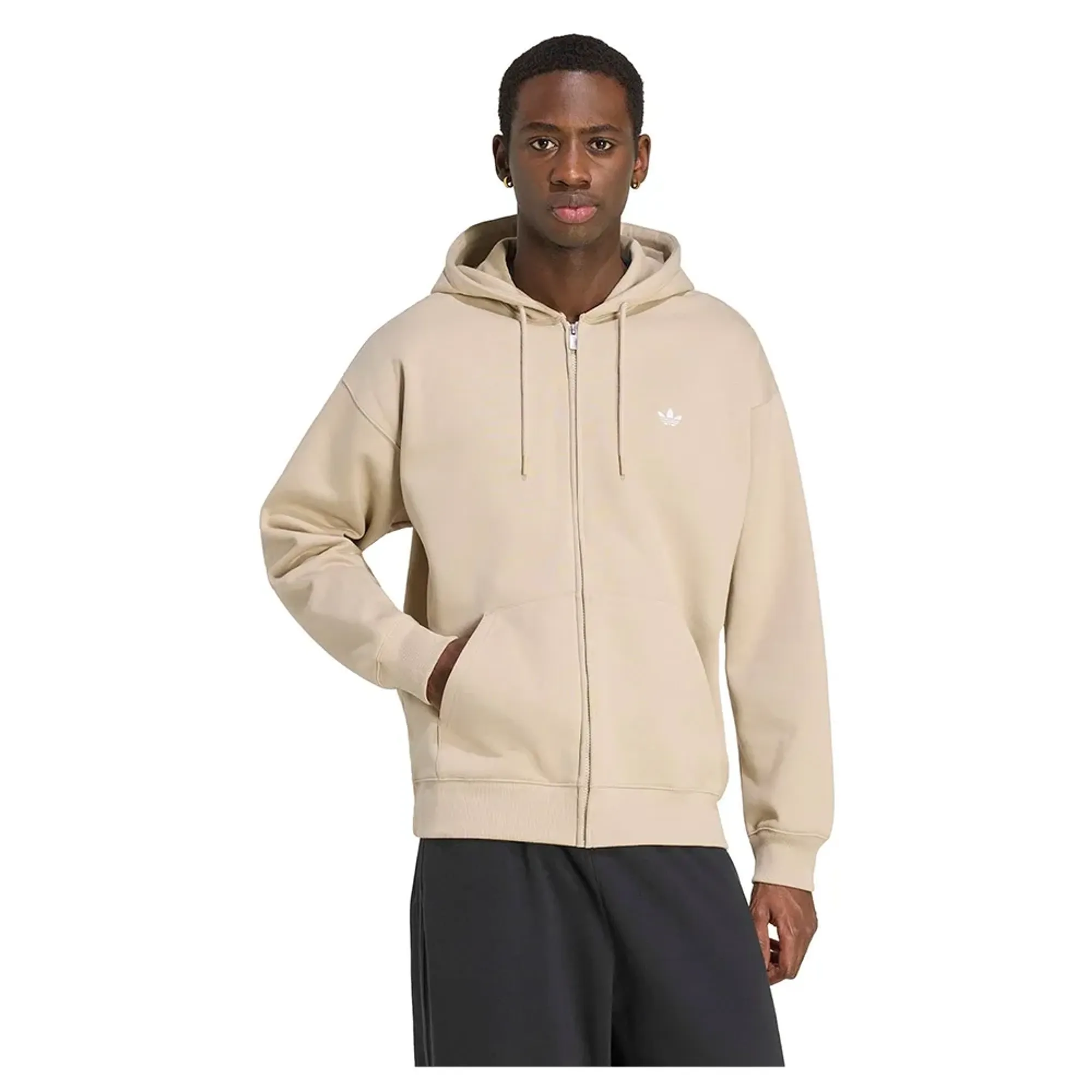 Adidas Originals Trefoil Essentials Loose Full Zip Sweatshirt