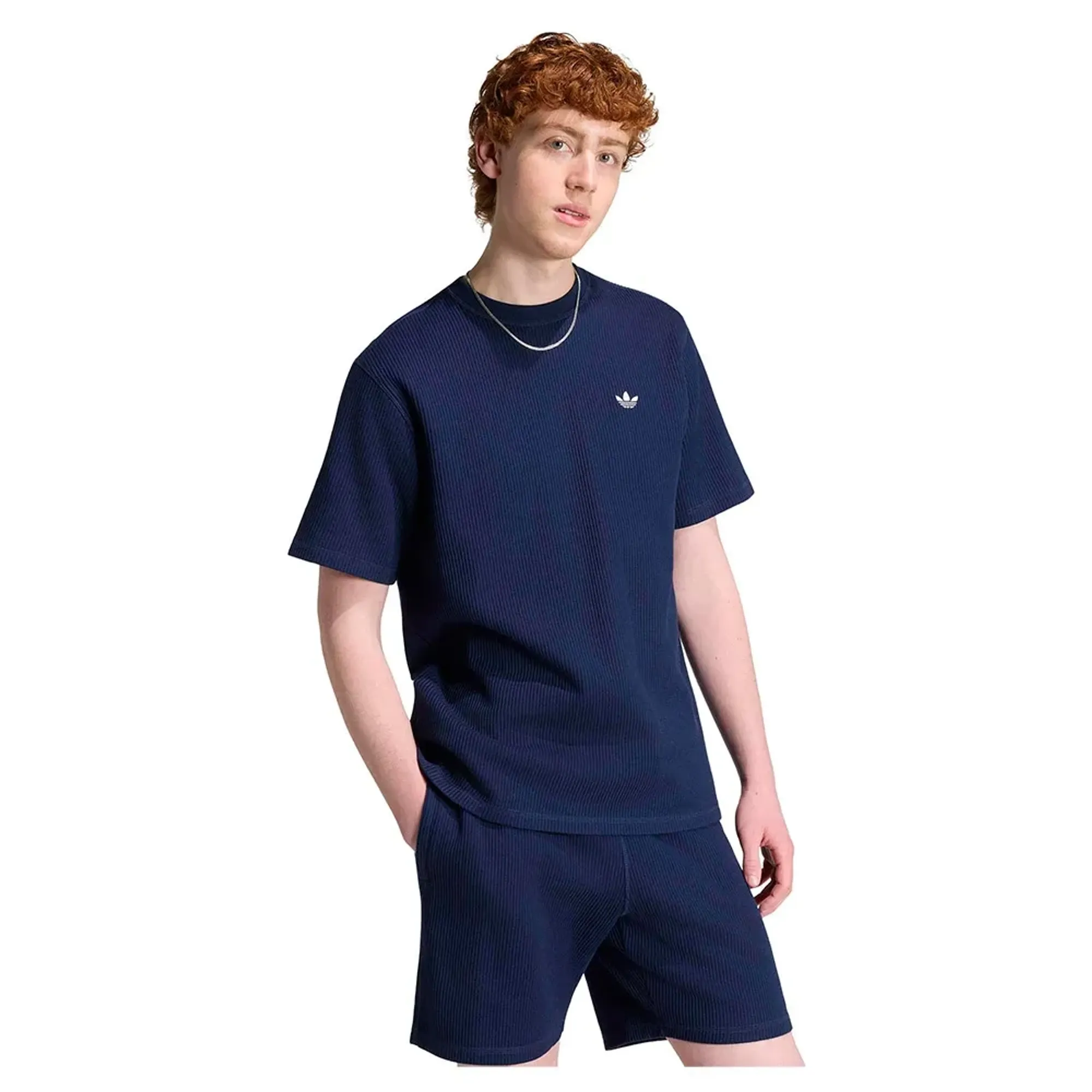 Adidas Originals Trefoil Essentials Waffle Short Sleeve T-shirt