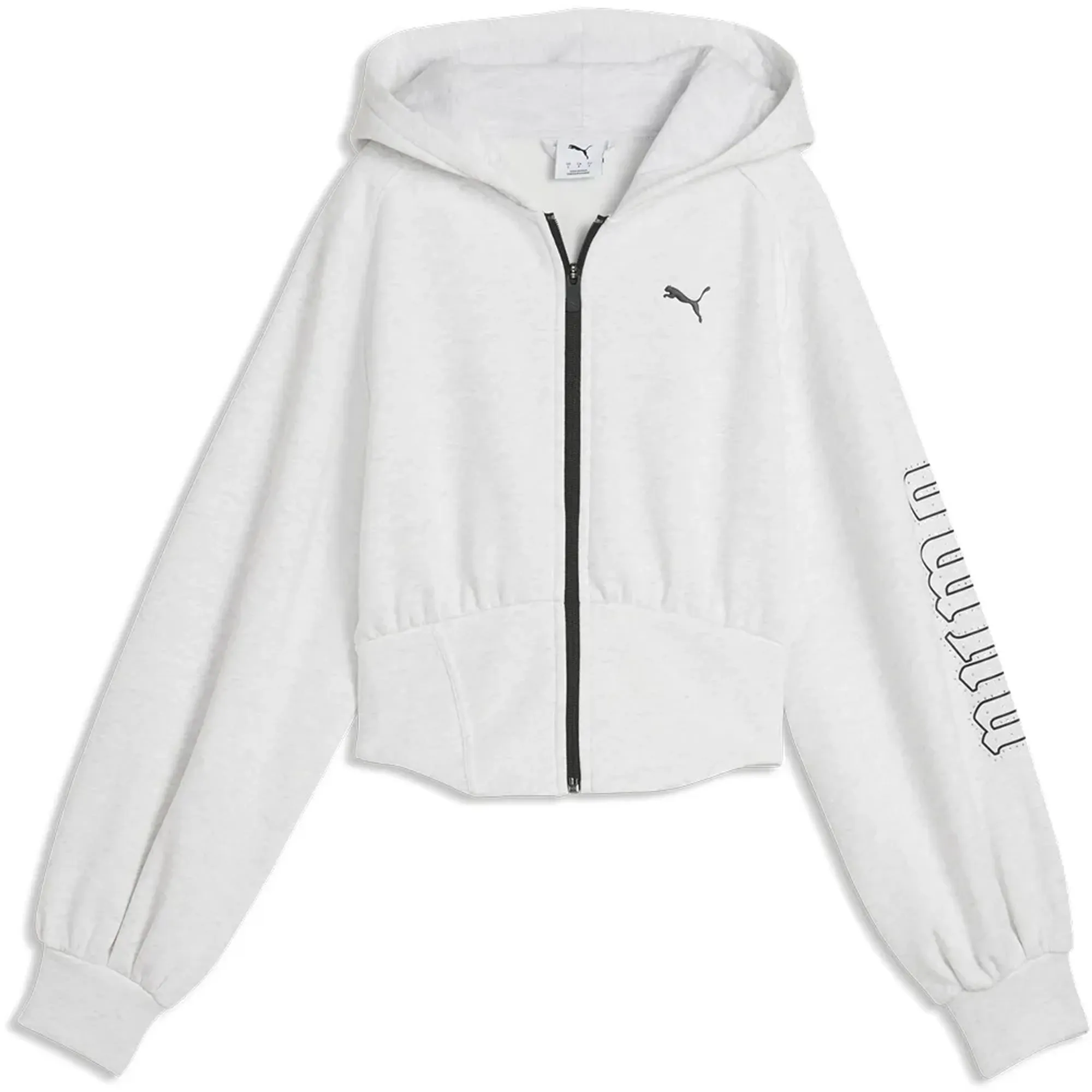 Puma Select Street Glam Bedazzled Balloon Sleeve Full Zip Sweatshirt