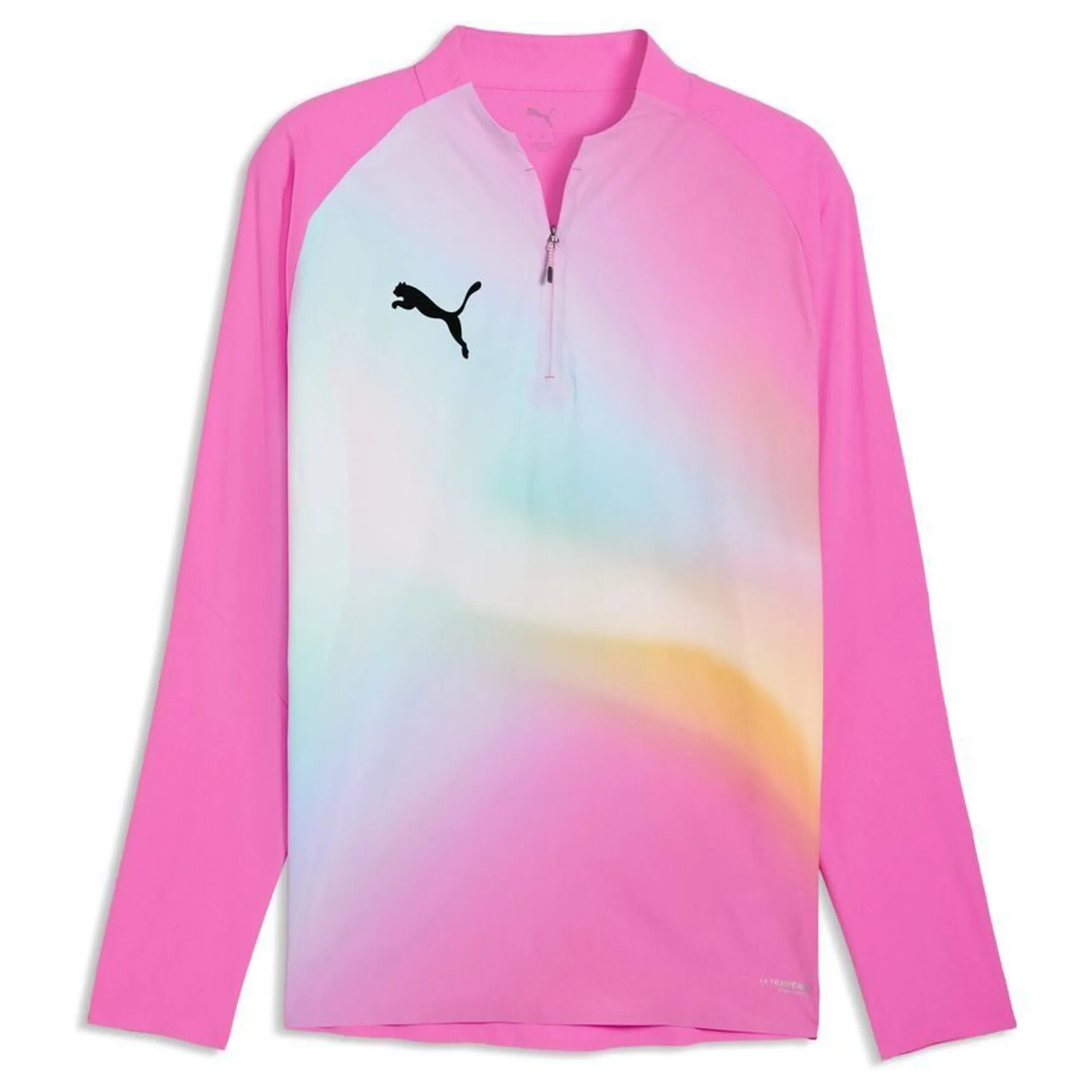 PUMA Individual Lightspeed Ultimate Quarter-Zip Football Top Men in Pink | Size 3XL