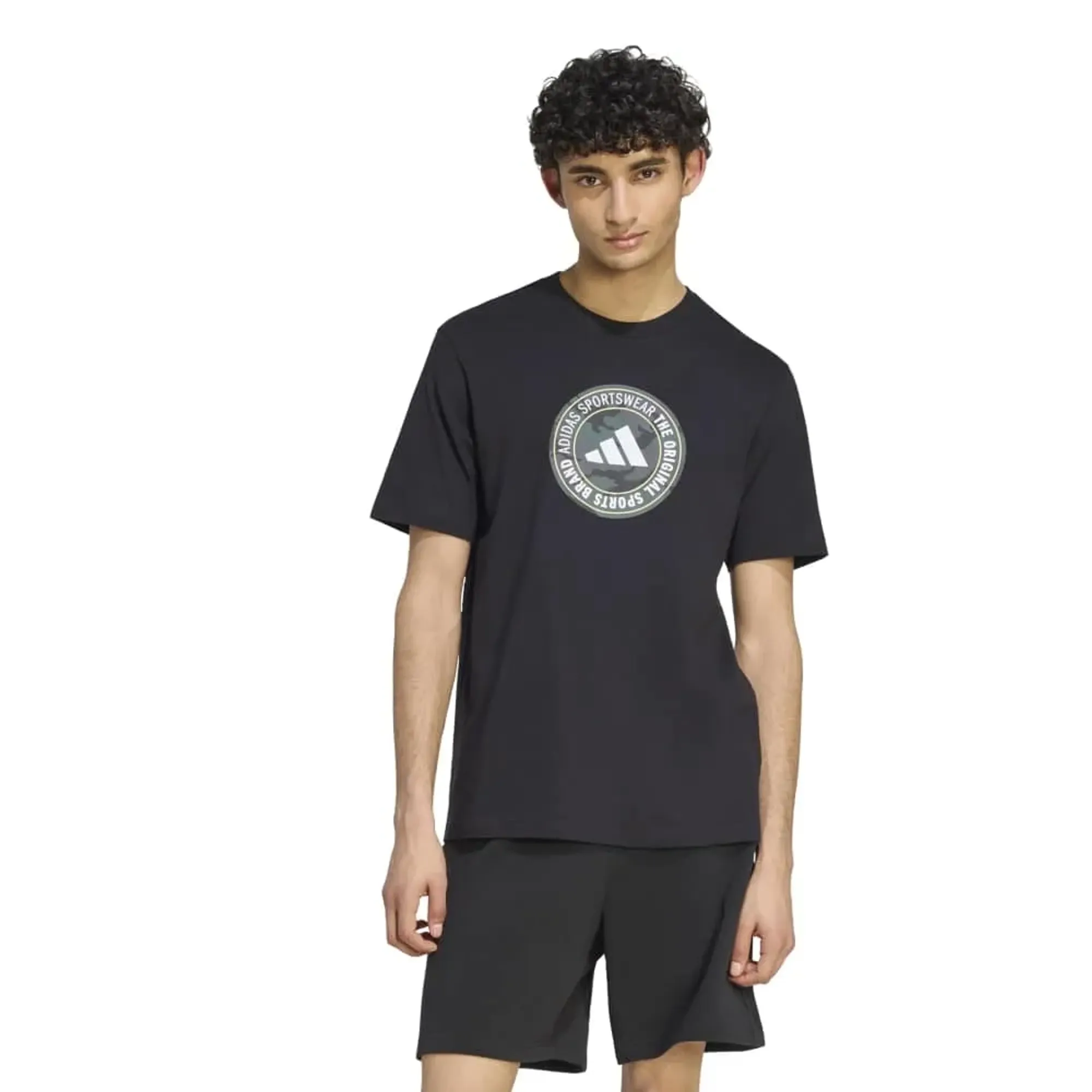 Adidas Camo Circle Graphic Short Sleeve T-shirt