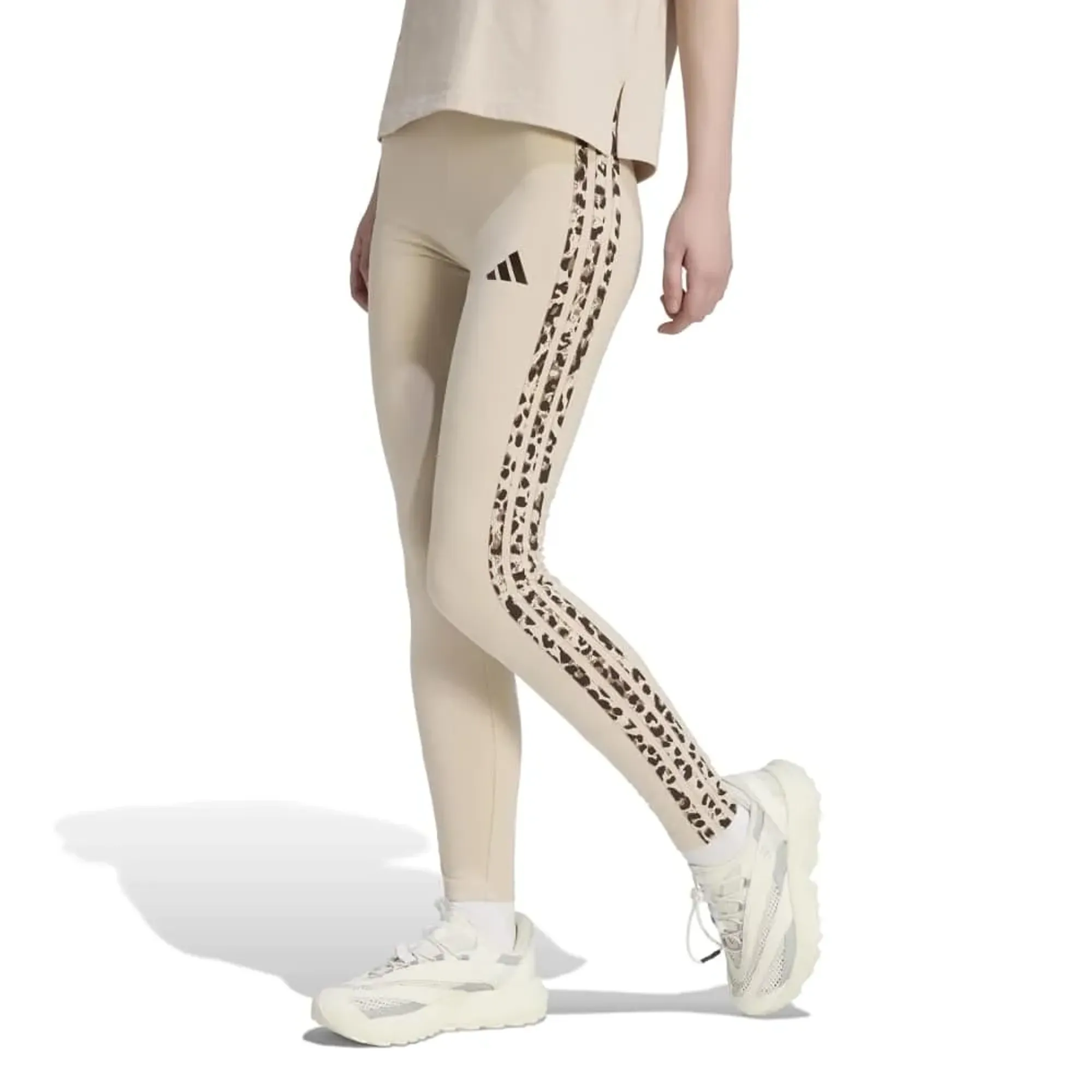 Adidas Seasonal Essentials Animal Print 3 Stripes Leggings