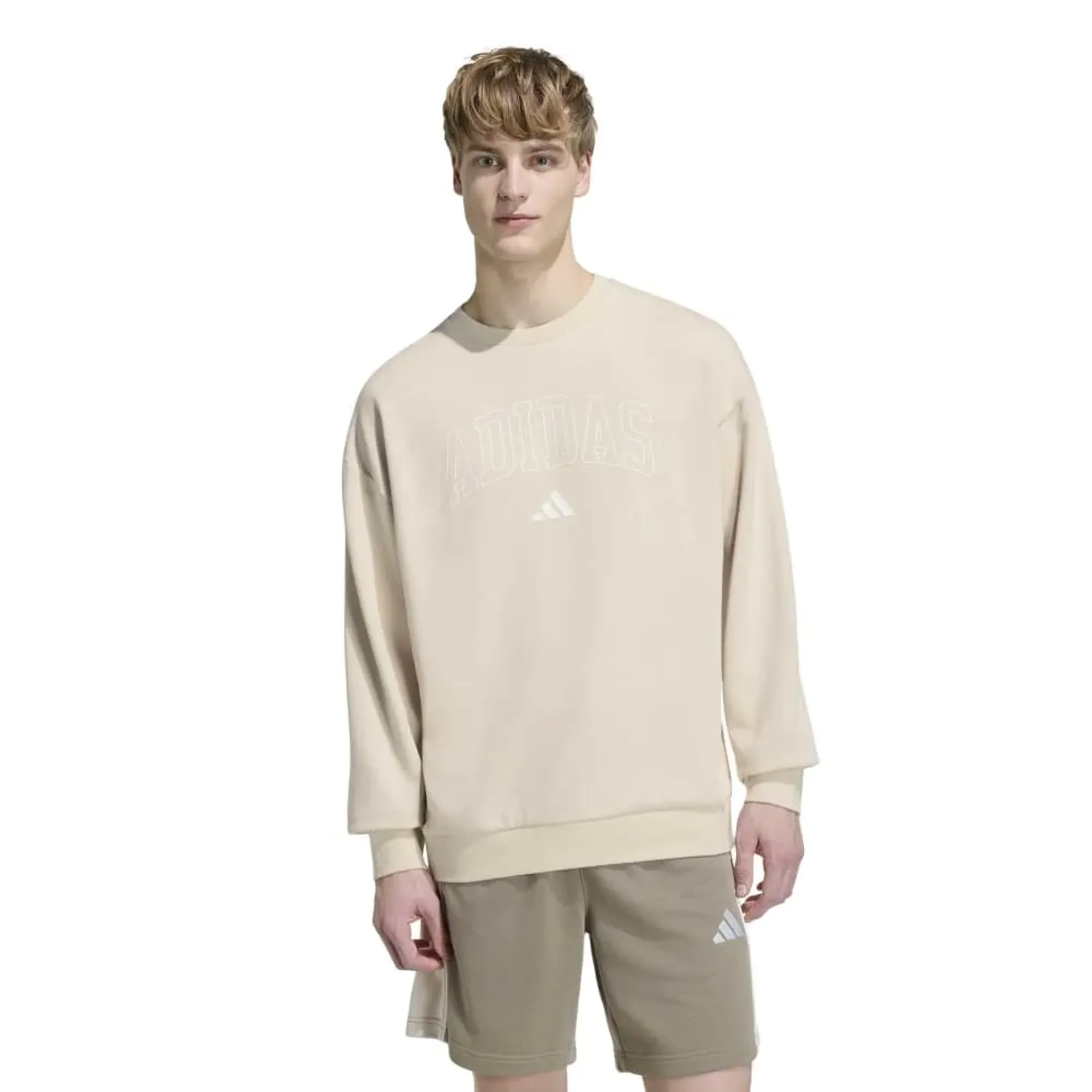 Adidas Seasonal Essentials Collegiate French Terry Crew Sweatshirt