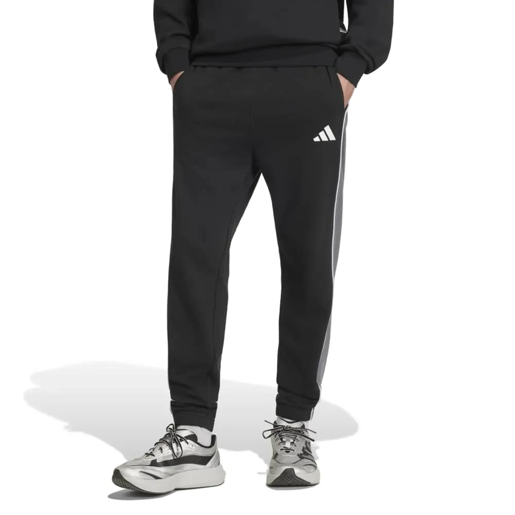 Adidas Seasonal Essentials Colour Block French Terry Cuffed Joggers