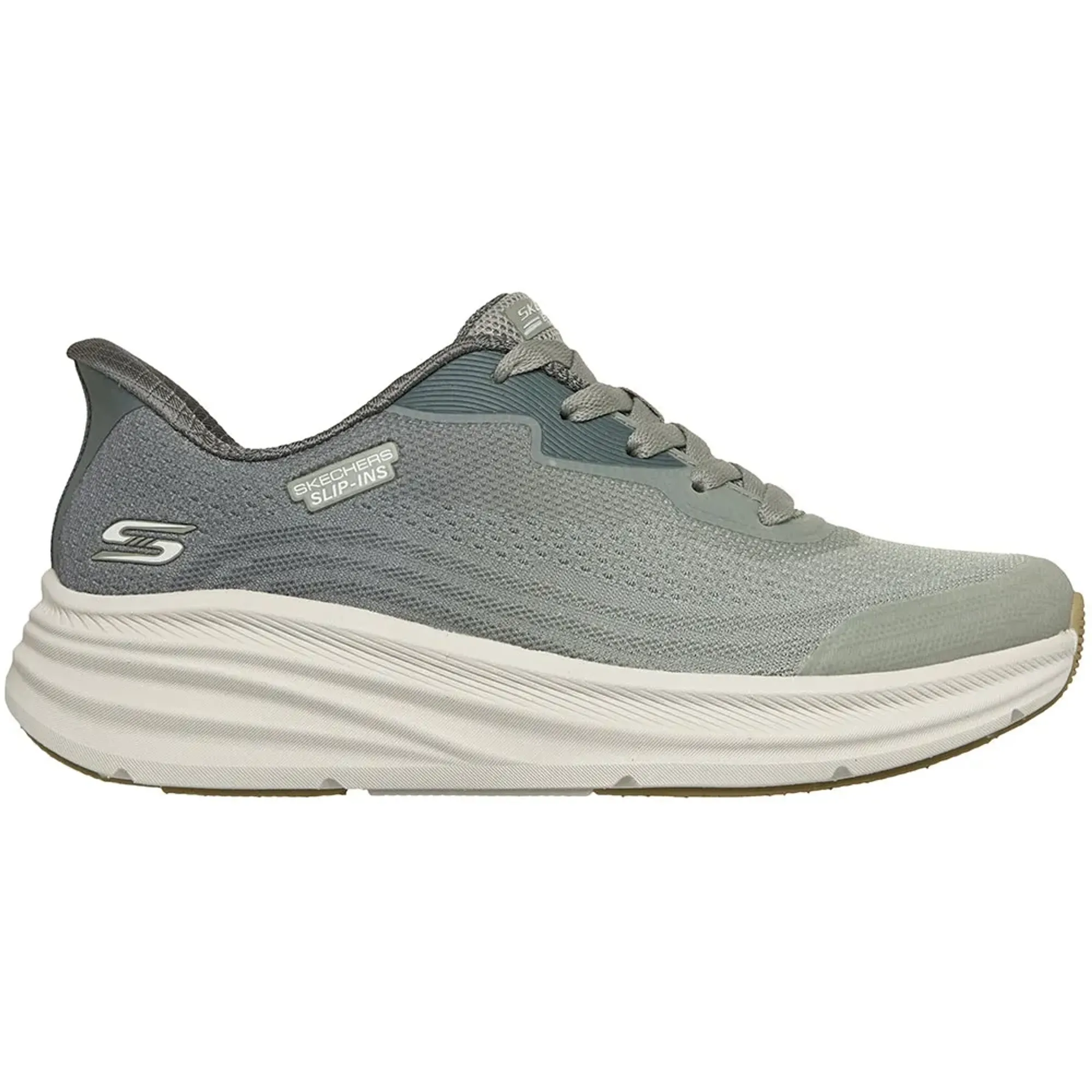 Skechers Women's Slip-ins: BOBS Sport Skillz - Airy Stride Sneaker in Olive