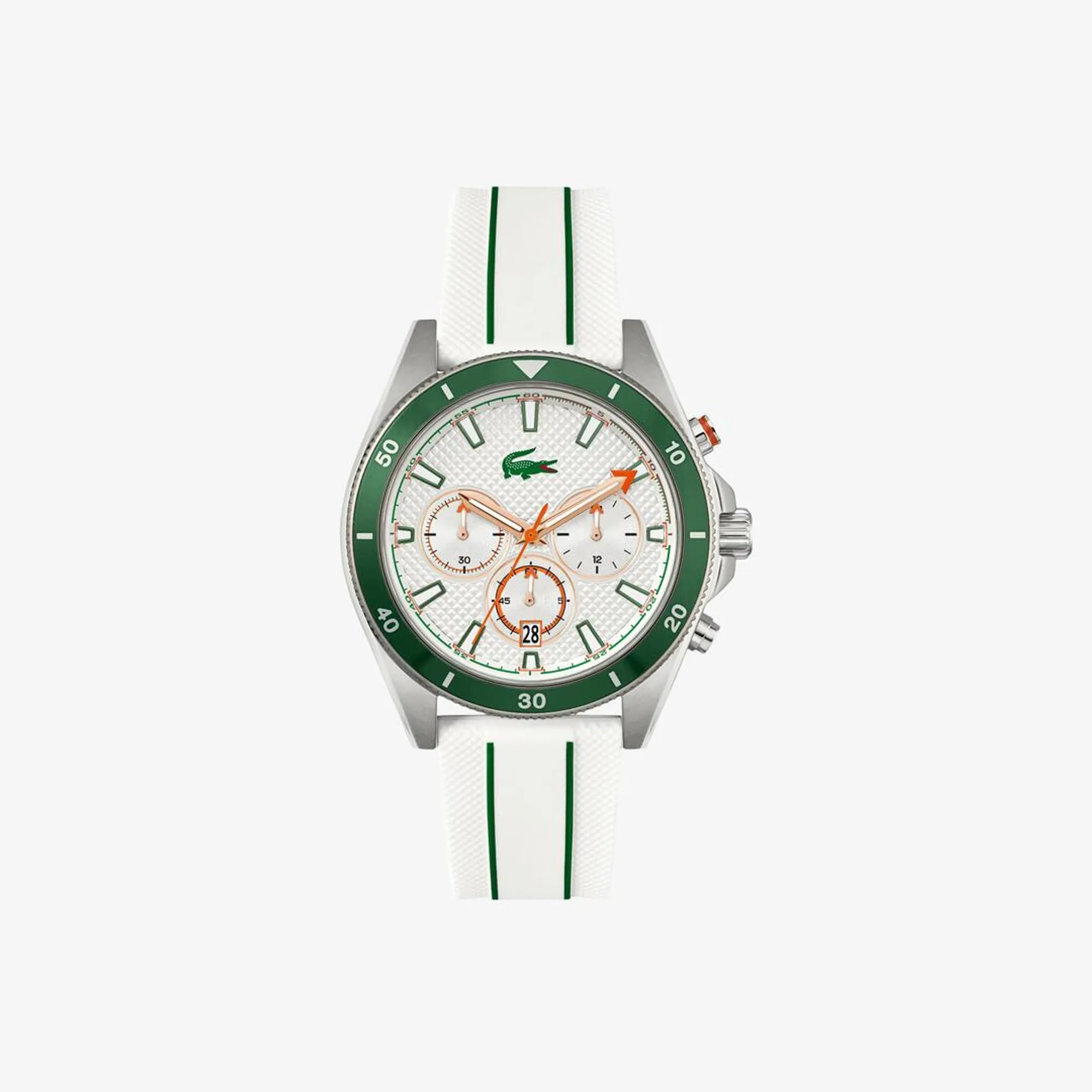 Lacoste Mainsail Chronograph Silicone Watch - Colour