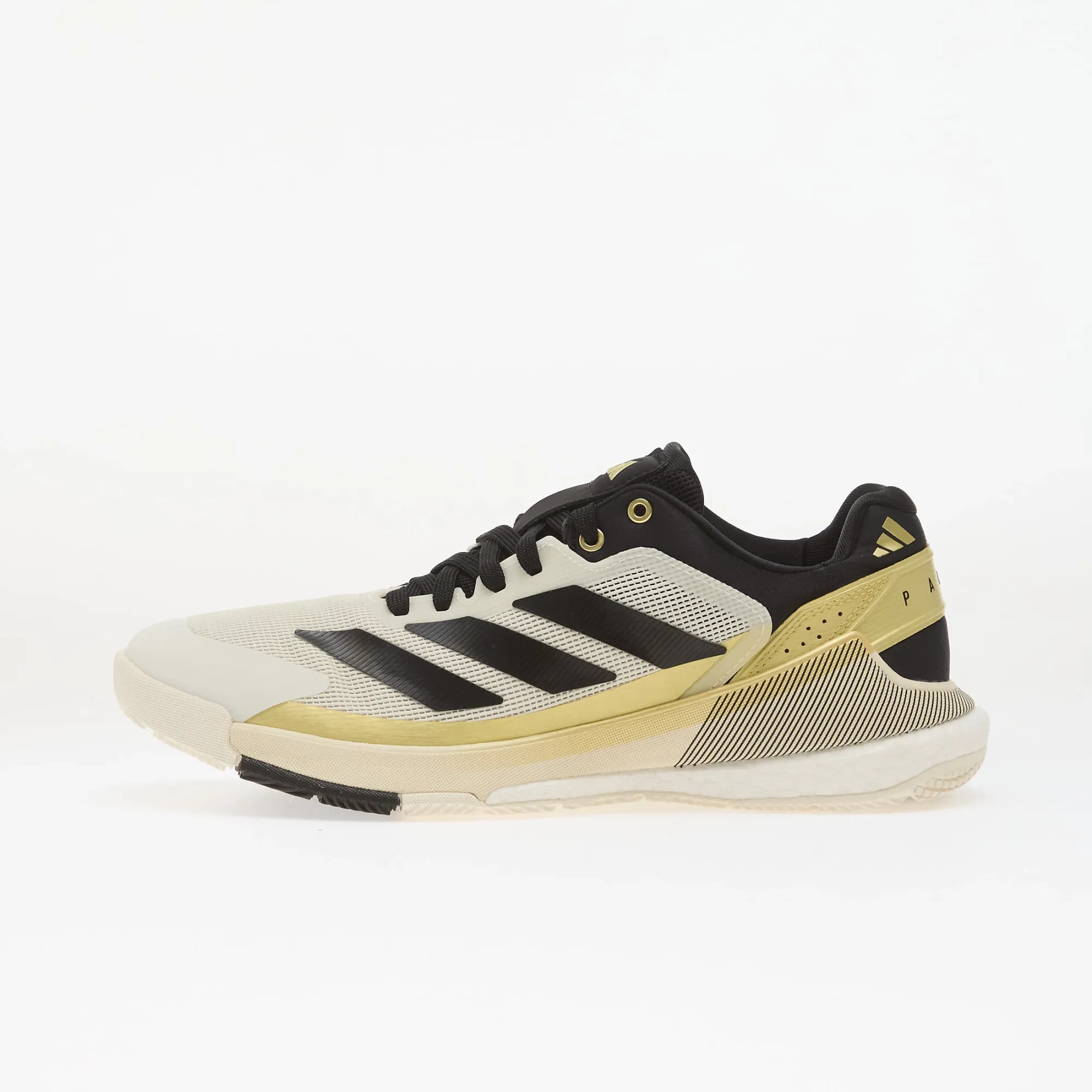 Sneakers Adidas Crazyquick Boost Padel Off White/ Core Black/ Gold Met. Eur 44 2/3
