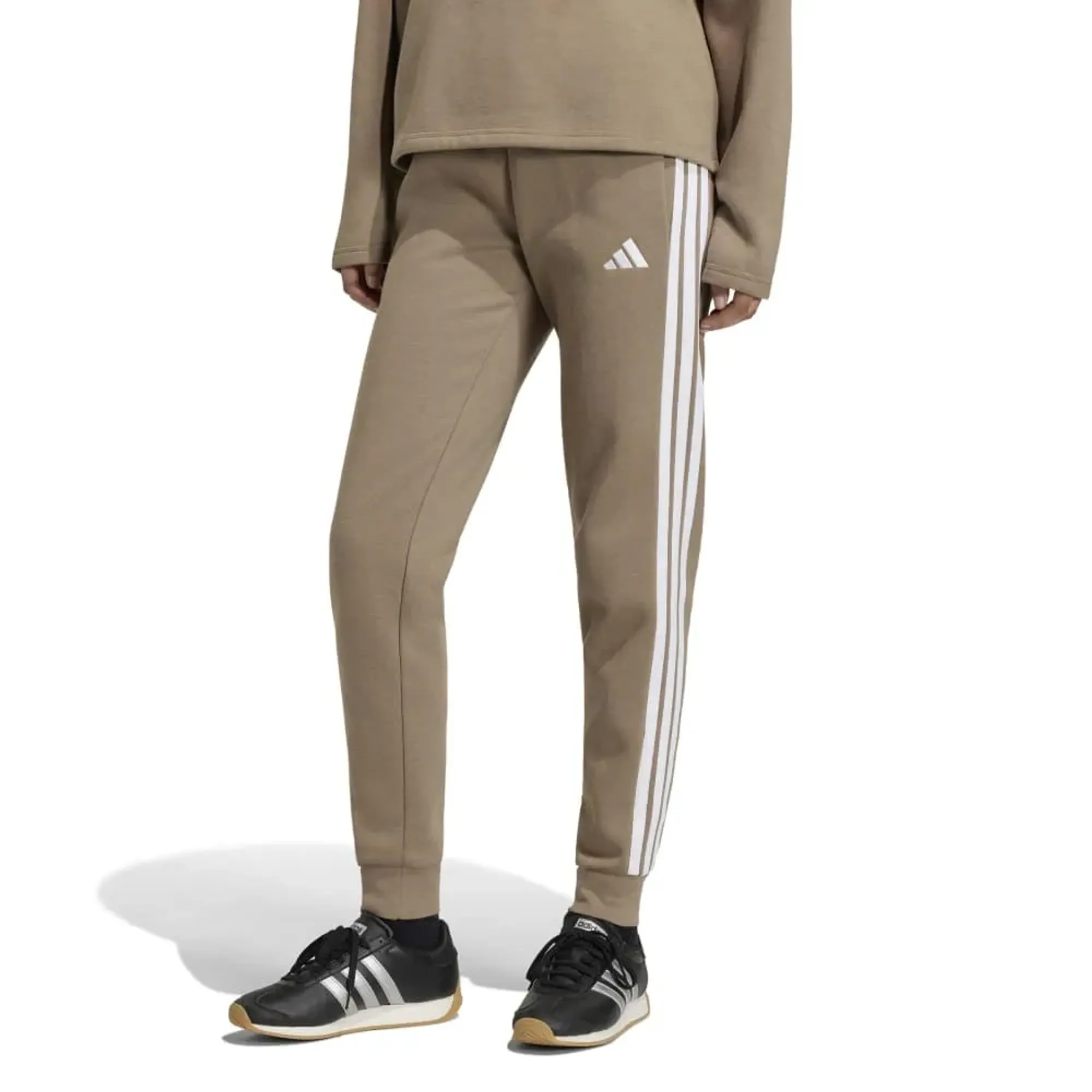 Adidas Essentials 3 Stripes Fleece Slim Joggers