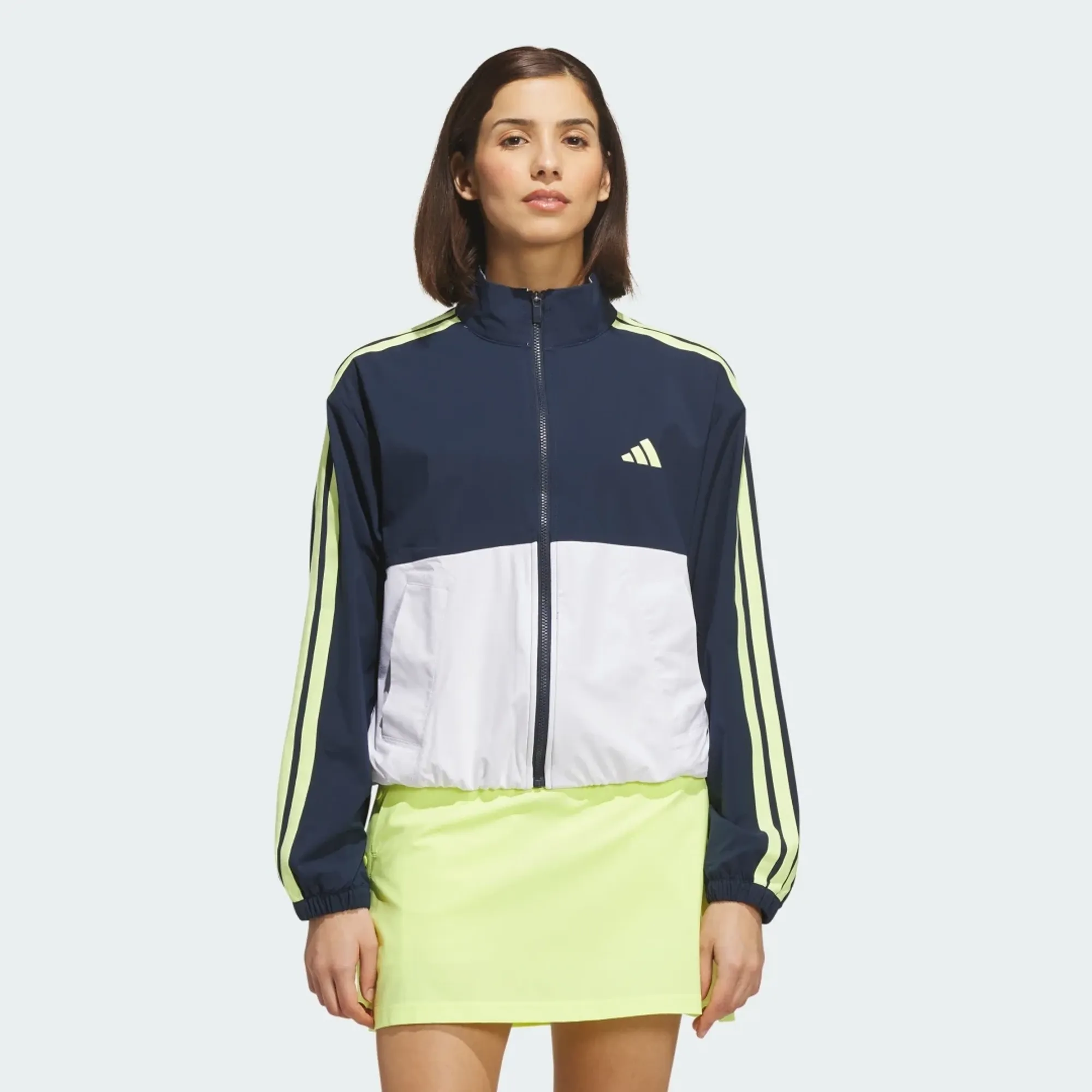 adidas Beyond The Course Colorblock Twistweave Full-Zip Jacket
