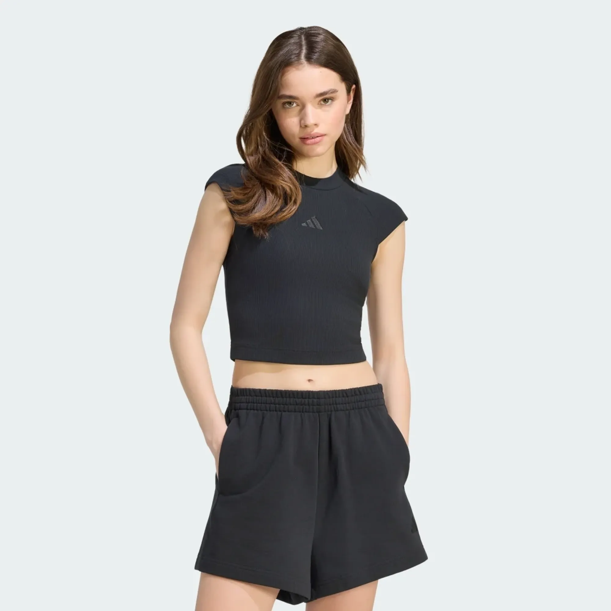 adidas ADIDAS KIT SMALL LOGO RIB T-SHIRT