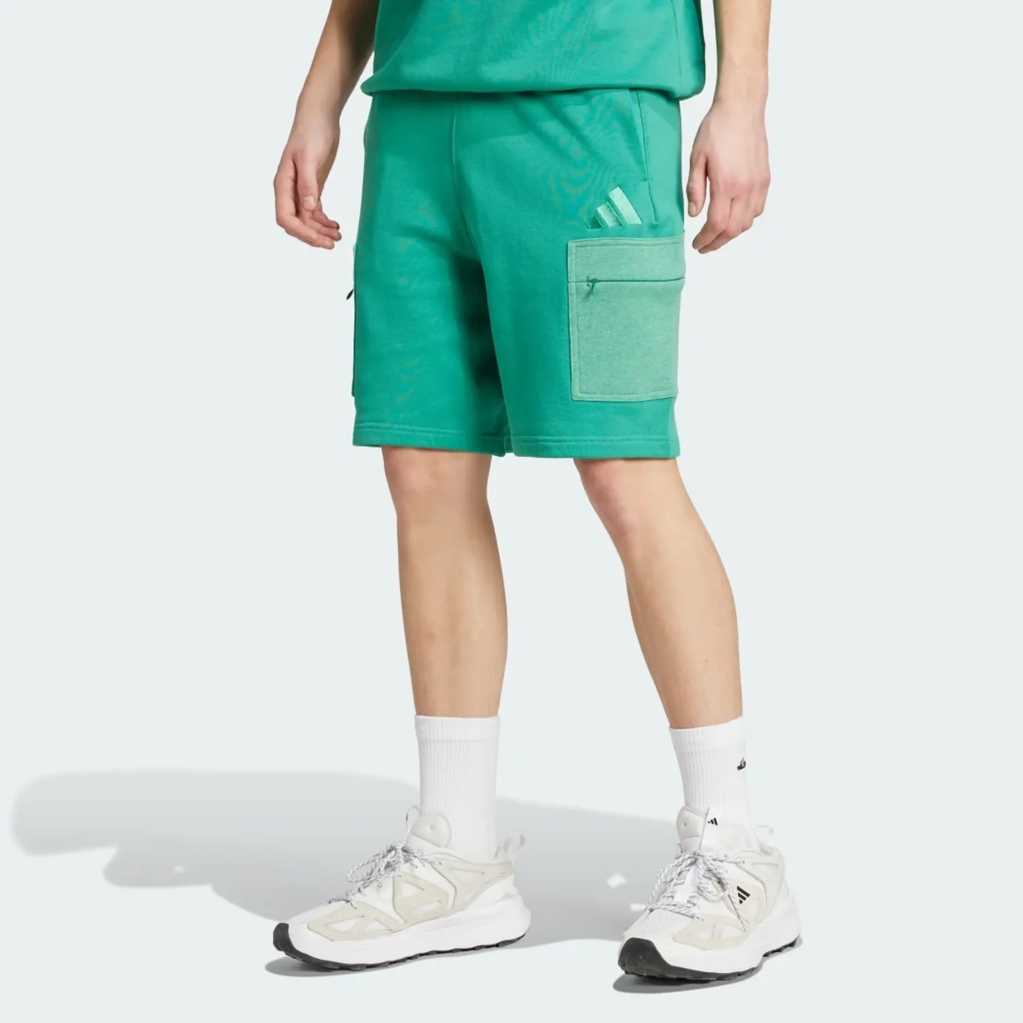 adidas ALL SZN French Terry Colorblock Shorts