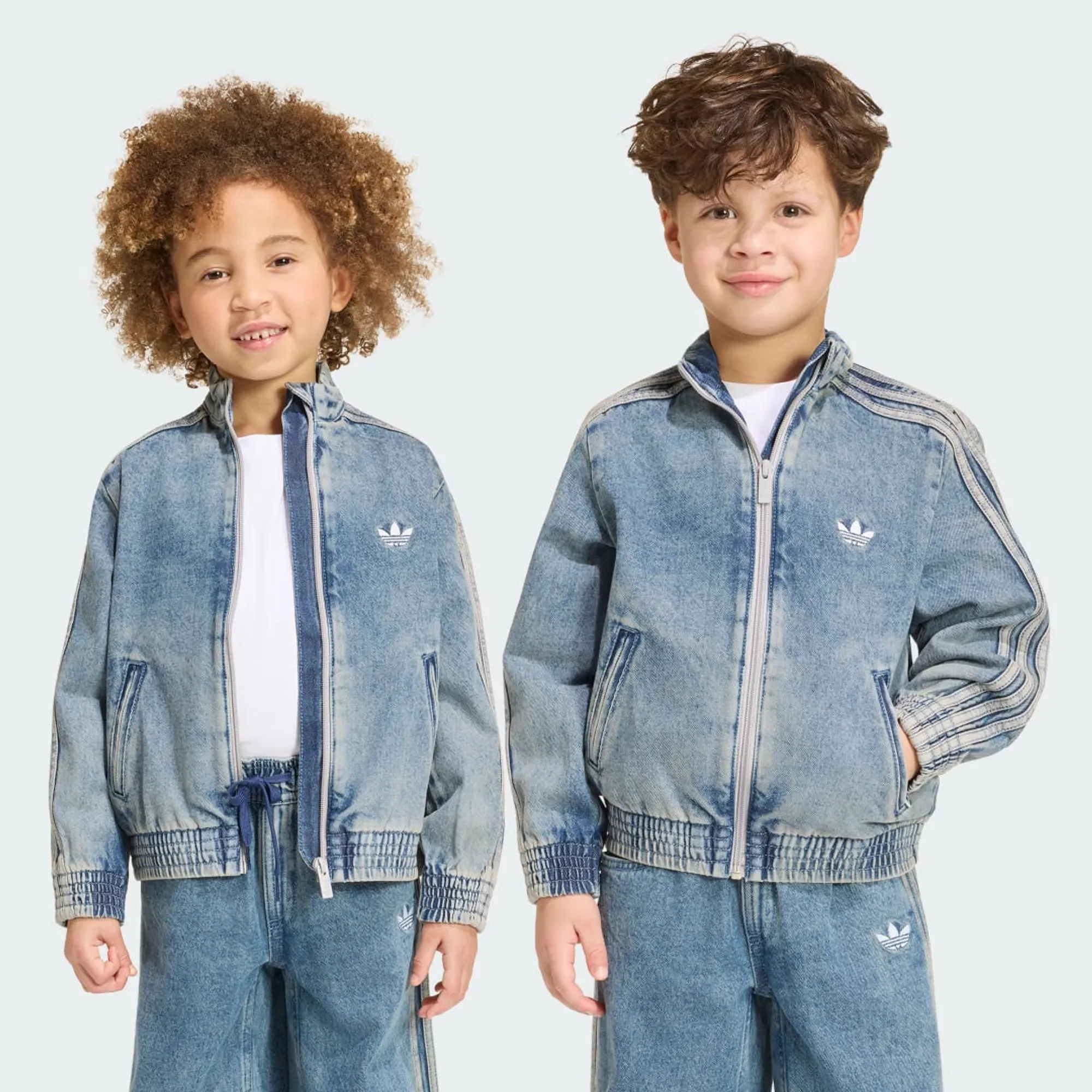 adidas FIREBIRD LOOSE DENIM TRACK TOP
