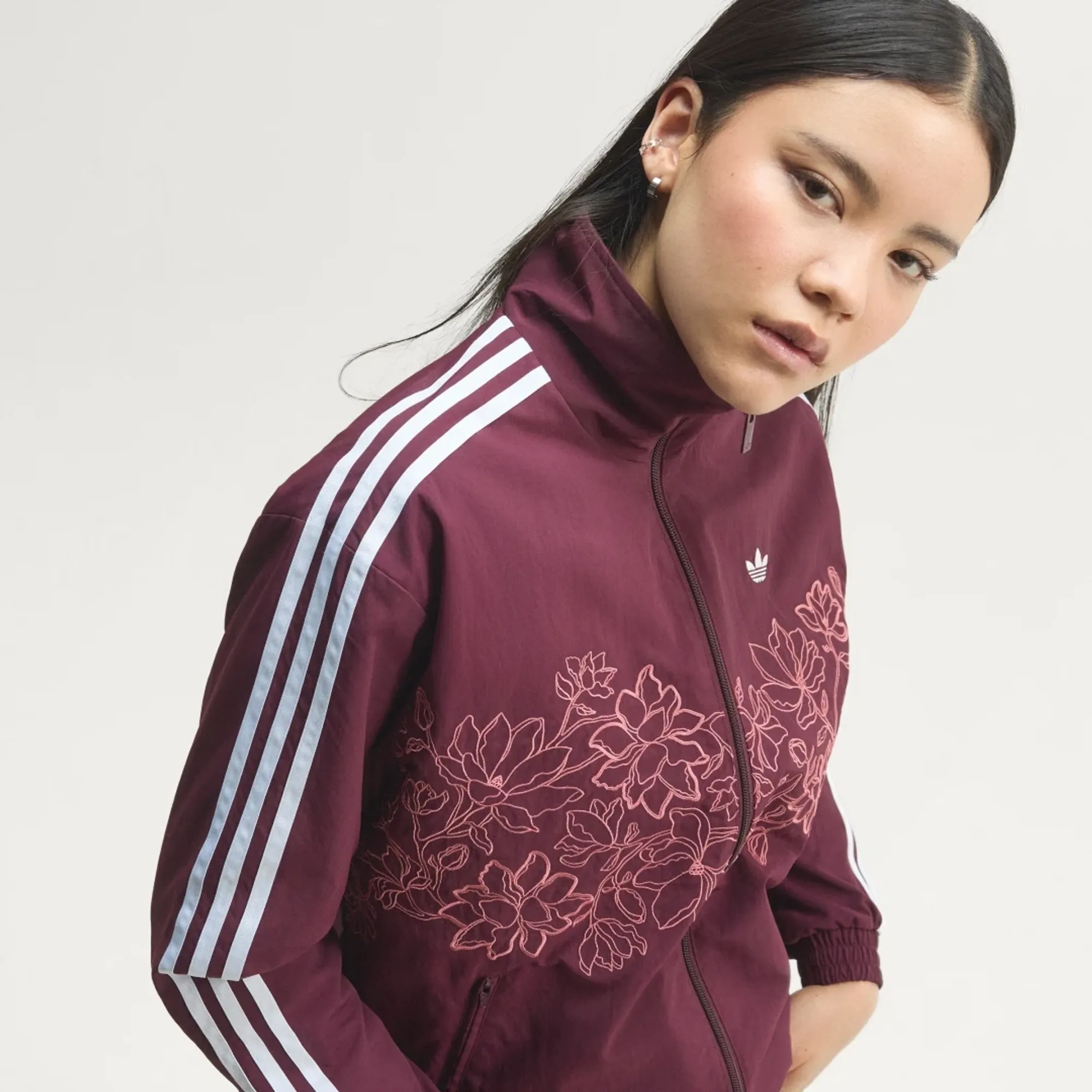 adidas FLORAL GFX FIREBIRD LOOSE TRACK JACKET