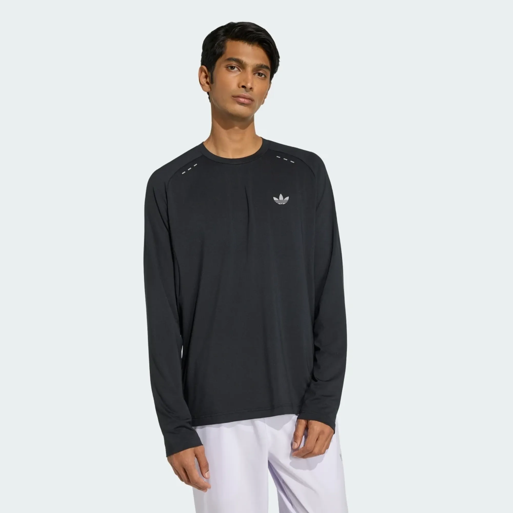 adidas TECH TREFOIL ESSENTIALS POLY LONG SLEEVE Jersey