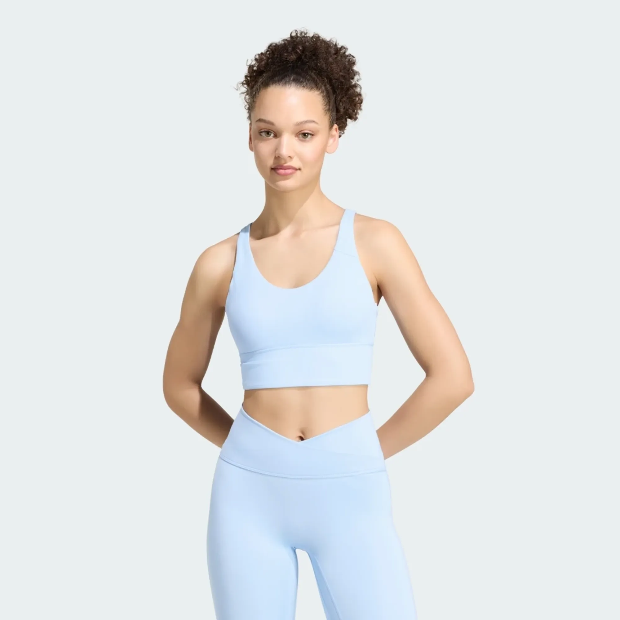 adidas 3 Stripes Studio All Me Light Support Bra