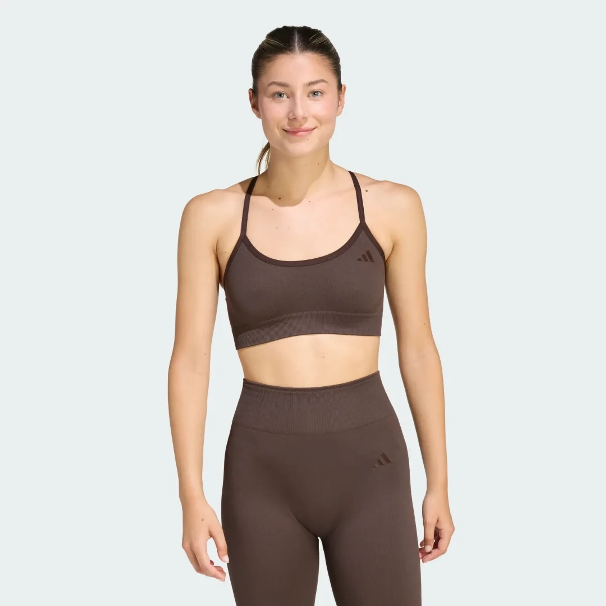 adidas Workout Essentials Light-Support Knit Bra