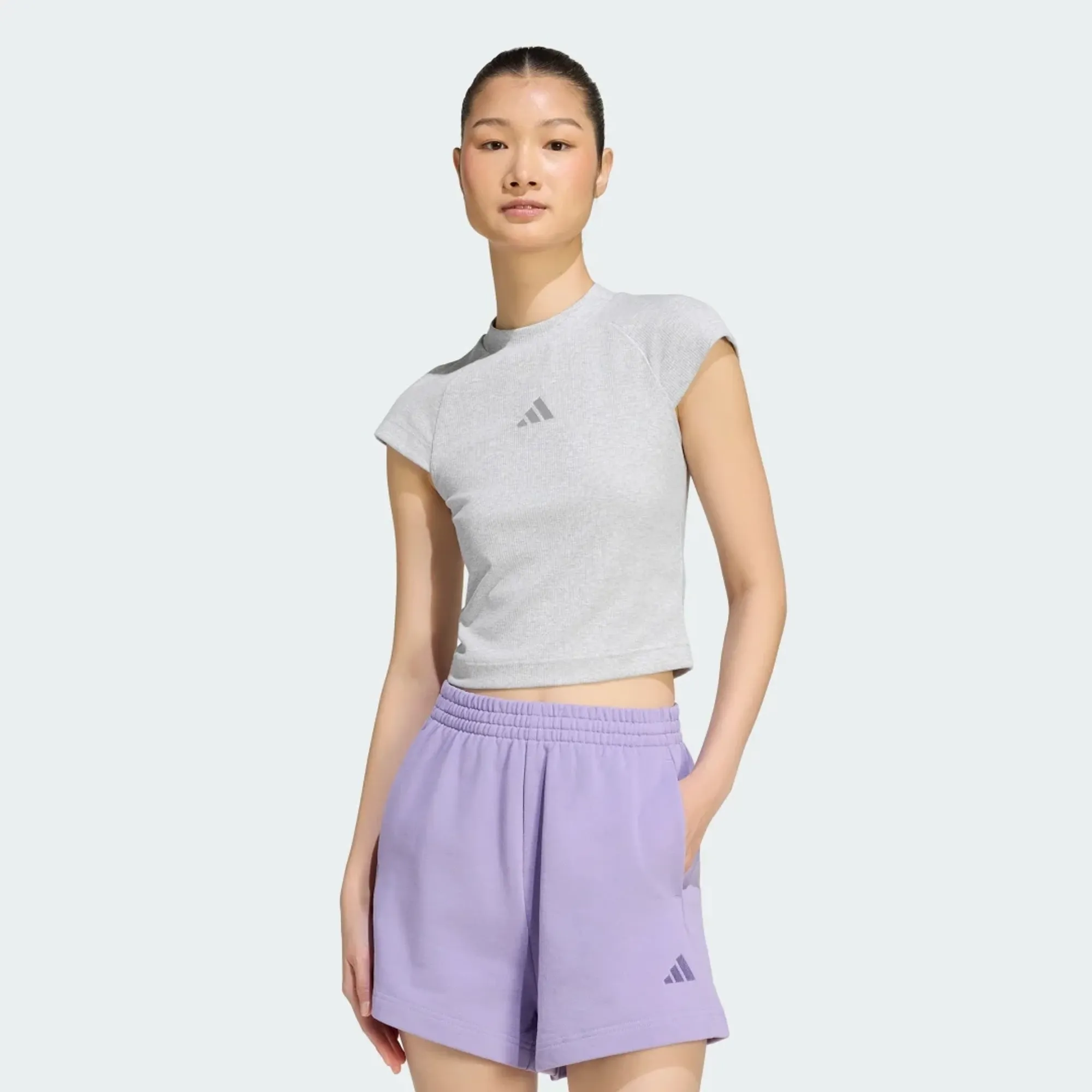 adidas ADIDAS KIT SMALL LOGO RIB T-SHIRT