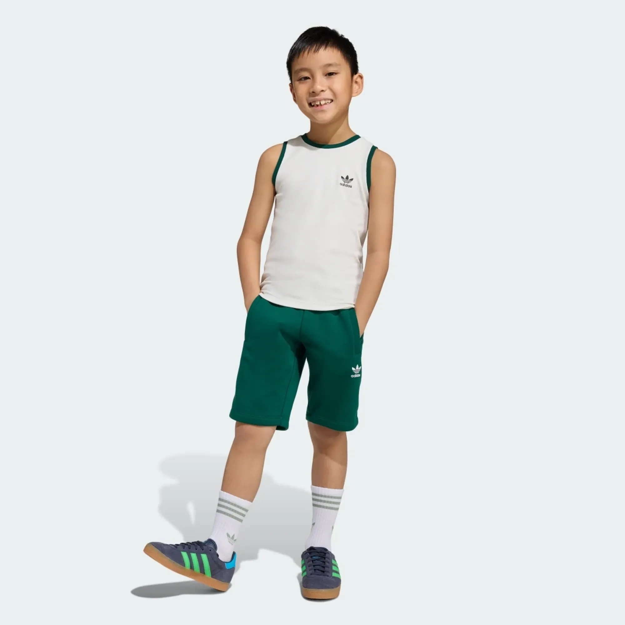 adidas REGULAR RIB SHORT TANK SET
