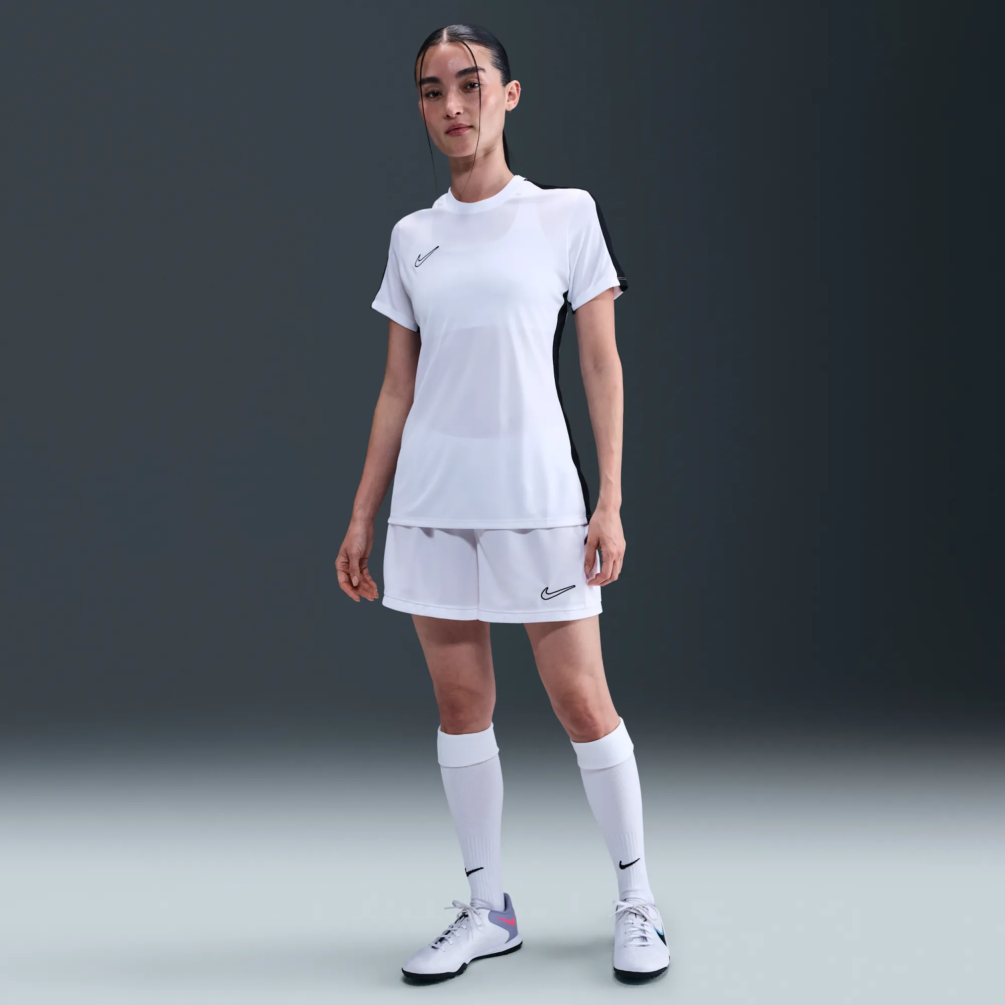 Nike Academy Women's Dri-FIT 10cm Football Shorts - White