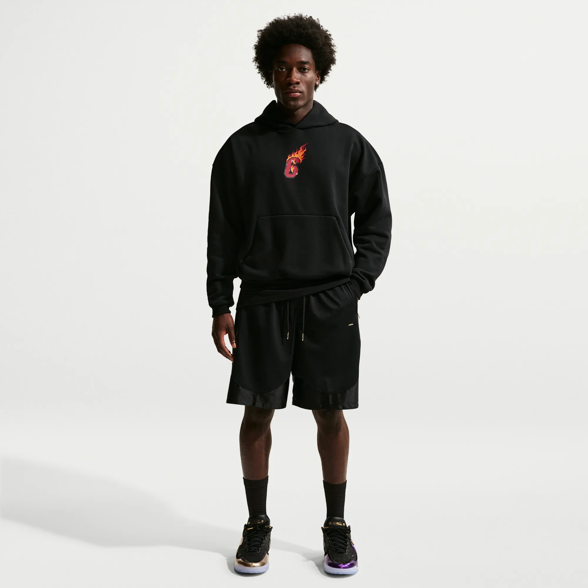 Nike LeBron Men's Dri-FIT Basketball Shorts - Black - Polyester