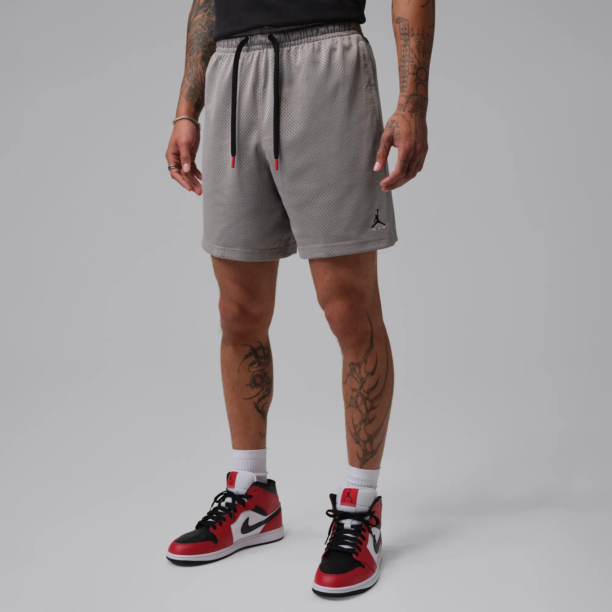 Nike Jordan Brooklyn Men's Mesh Shorts - Grey