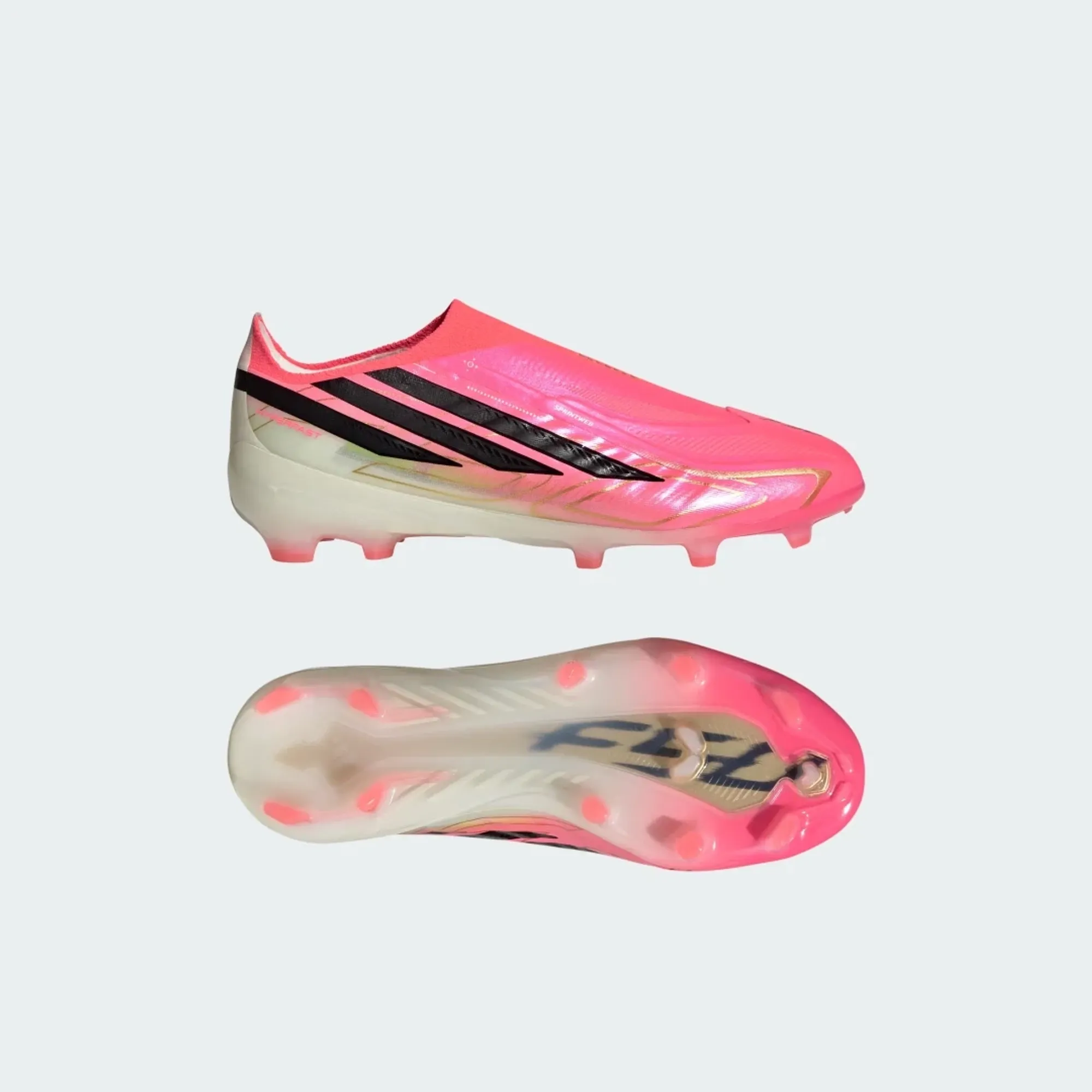adidas F50 Hyperfast Elite Laceless Firm Ground Football Boots Kids