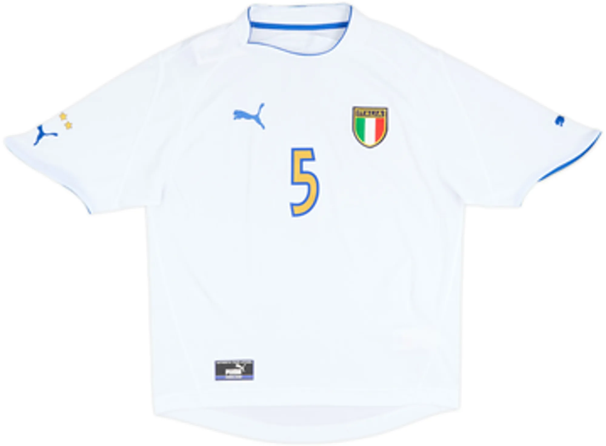 2003-04 Italy Away Shirt Cannavaro #5EXL
