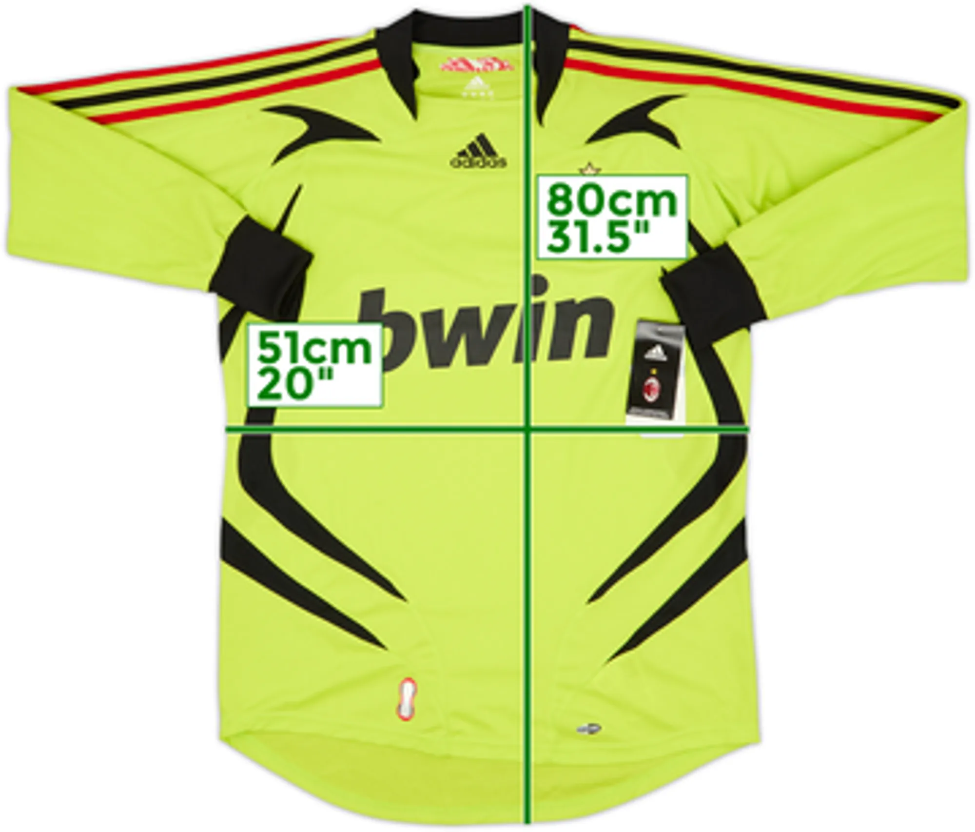 2007-08 AC Milan GK Shirt (M)