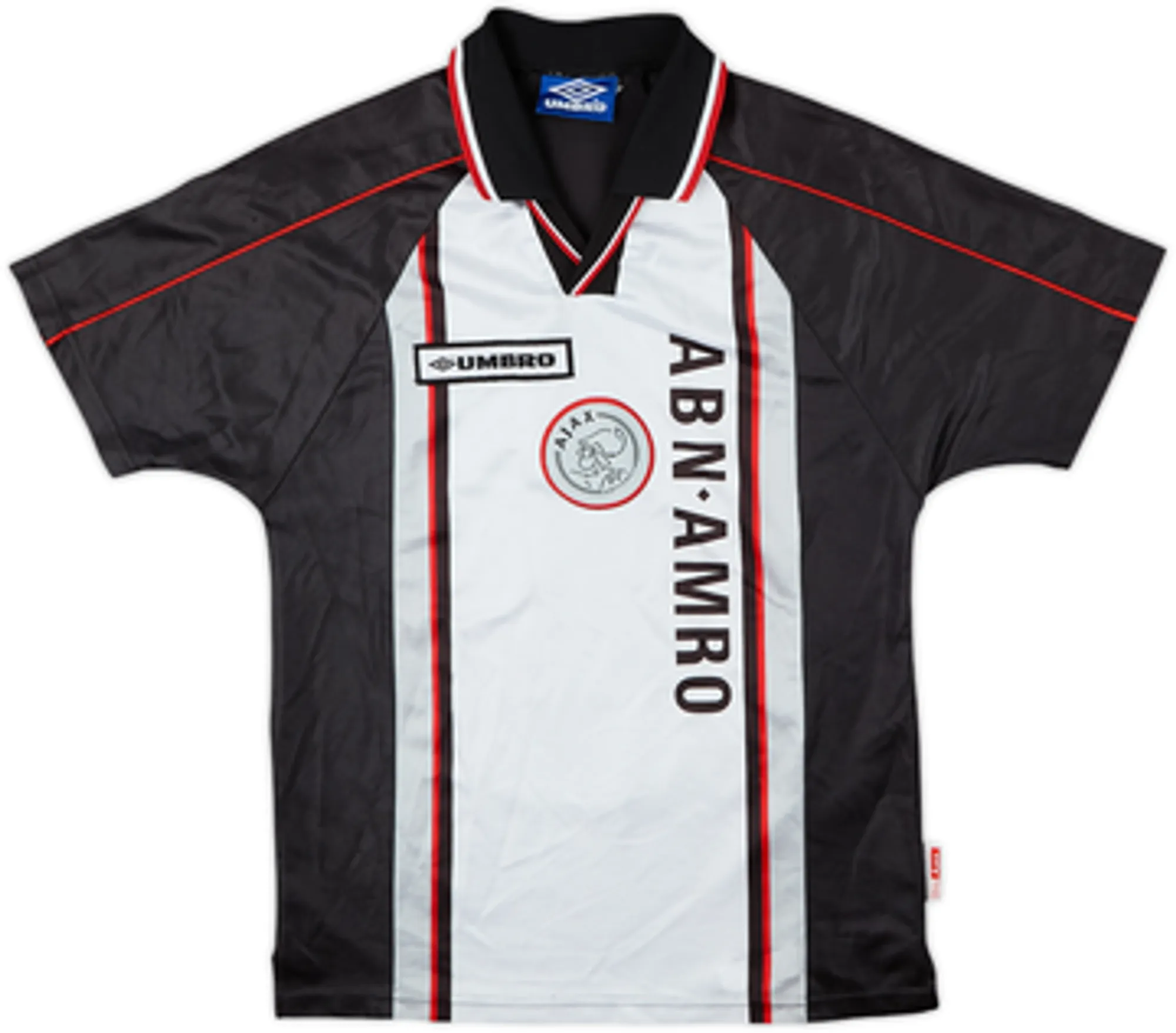 1998-99 Ajax Away Shirt F. De Boer #4 - 9/10 - (Y)